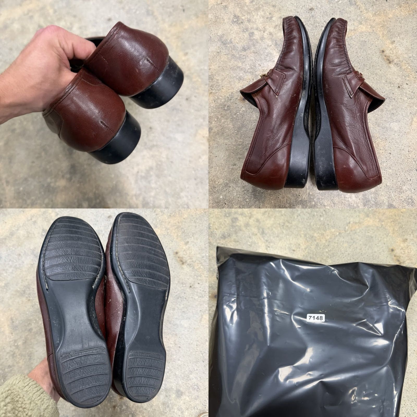 Vintage VINTAGE Hanover Penny Loafers Mens 10 Brown Leather Made in USA Ivy USA Oxford Dress Shoes Mens Brown Leather Penny Loafers Size US 9 / EU 42 - 8 Thumbnail