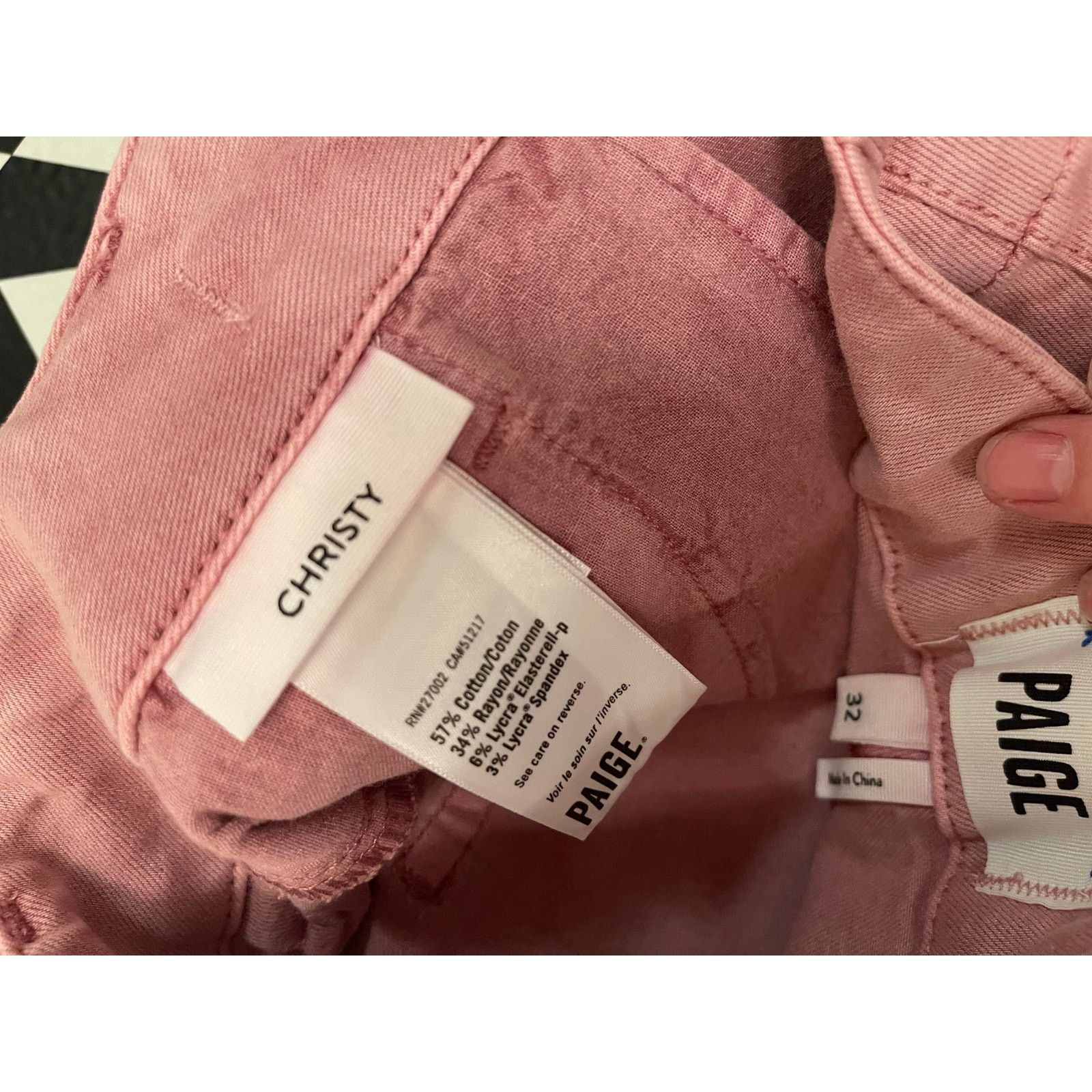Paige Paige, Christy, NWT, Size 32 Size 32" / US 10 / IT 46 - 8 Thumbnail