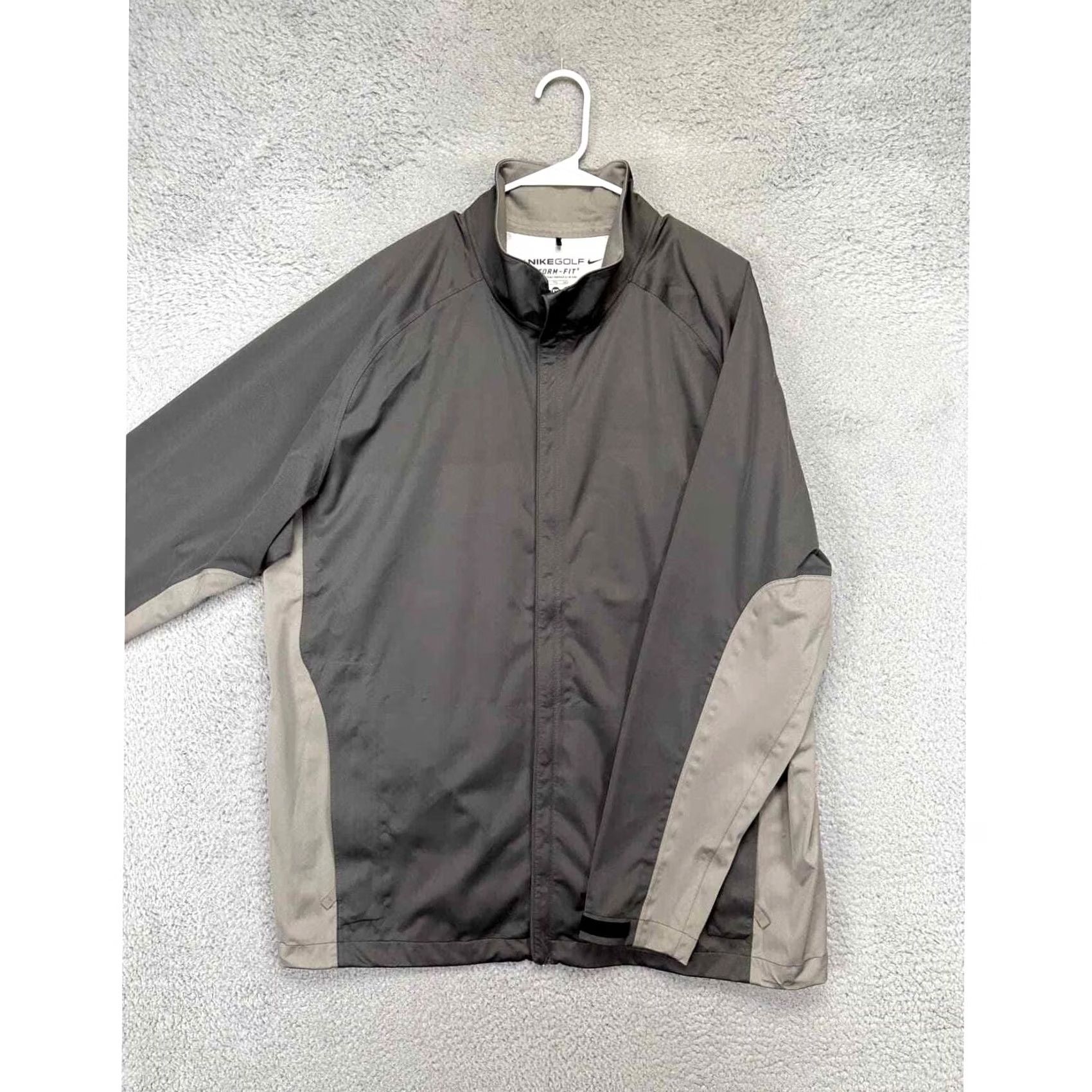 Nike Nike Golf Jacket Mens 2XL Storm-Fit 5 Grey Full Zip Windbreaker Water Resistant Size US XXL / EU 58 / 5 - 4 Thumbnail
