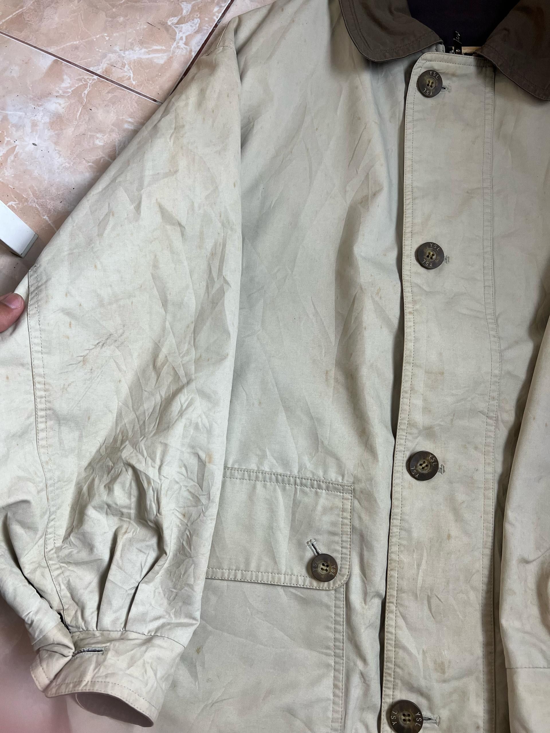 Vintage × Yves Saint Laurent Vintage YSL Reversible Jacket Size US L / EU 52-54 / 3 - 13 Thumbnail