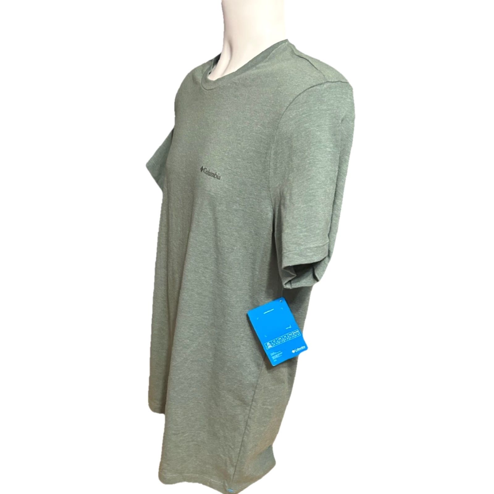 Vintage NWT Columbia T Shirt Men Medium Green Short Sleeve Crew Neck Logo All Seasons Outdoor Regular Fit Machine Washable Size US M / EU 48-50 / 2 - 4 Thumbnail