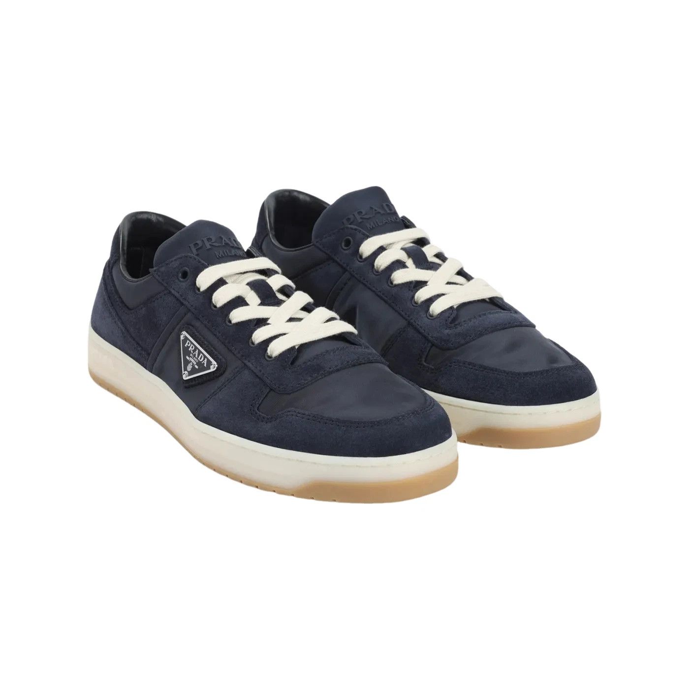 Prada PRADA Downtown $1120 Blue Suede Sneakers New And Authentic Size US 9.5 / EU 42-43 - 5 Thumbnail