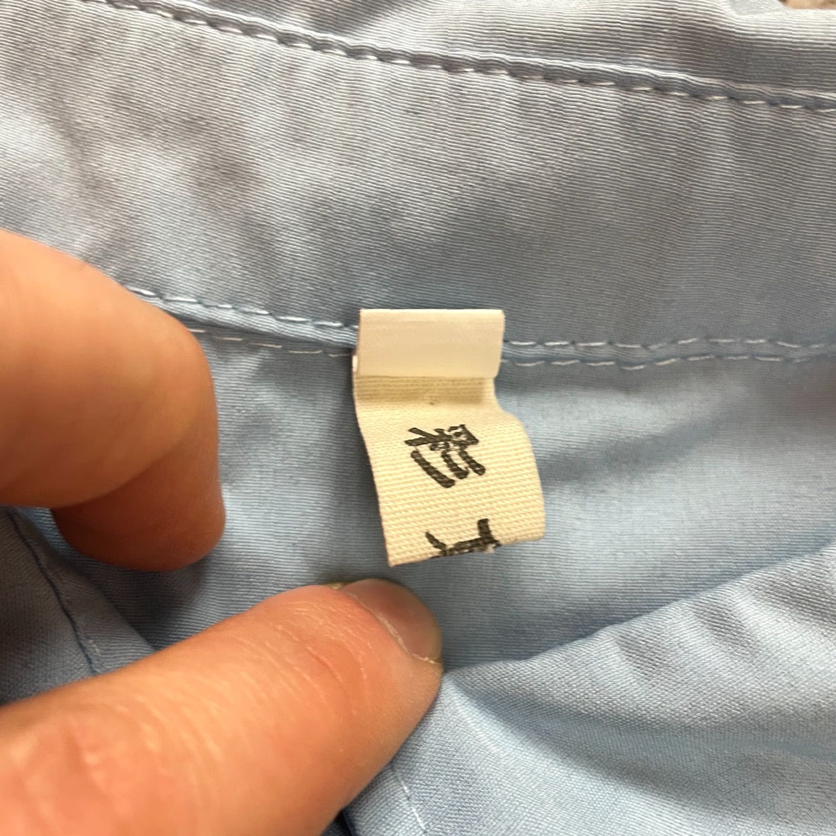 J Brand Chinese Brand Shirt Wopmens XL Light Blue Button Up Blouse Collared Long Sleeve Solid Size XL / US 12-14 / IT 48-50 - 5 Thumbnail