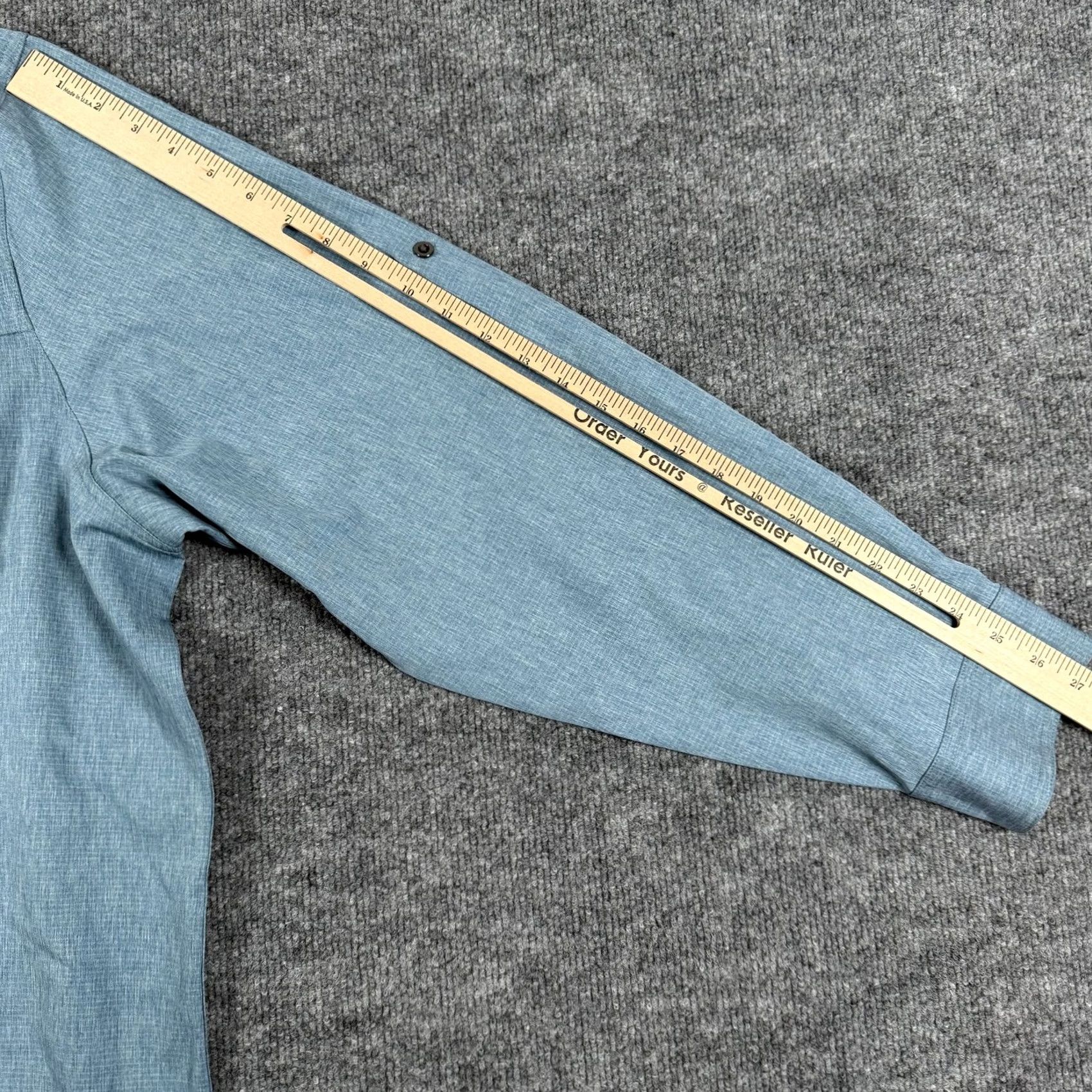 Vintage Lake & Trail Shirt Mens 3XL Blue Long Sleeve Outdoor Hiking Pocket Button-Up Size US XXL / EU 58 / 5 - 7 Thumbnail