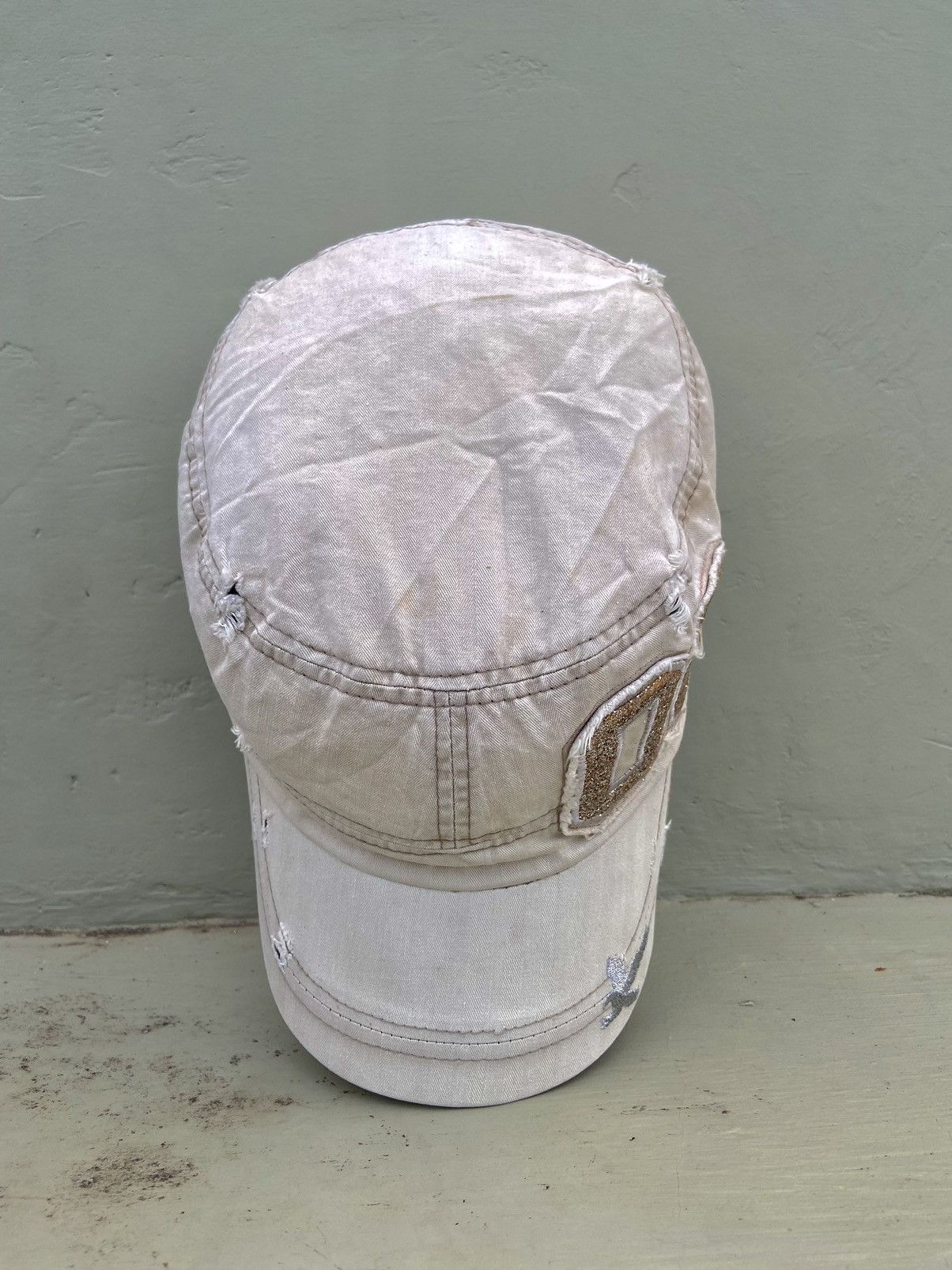 If Six Was Nine 2000s 06 number ditsetressed patrol denim Size ONE SIZE - 6 Thumbnail