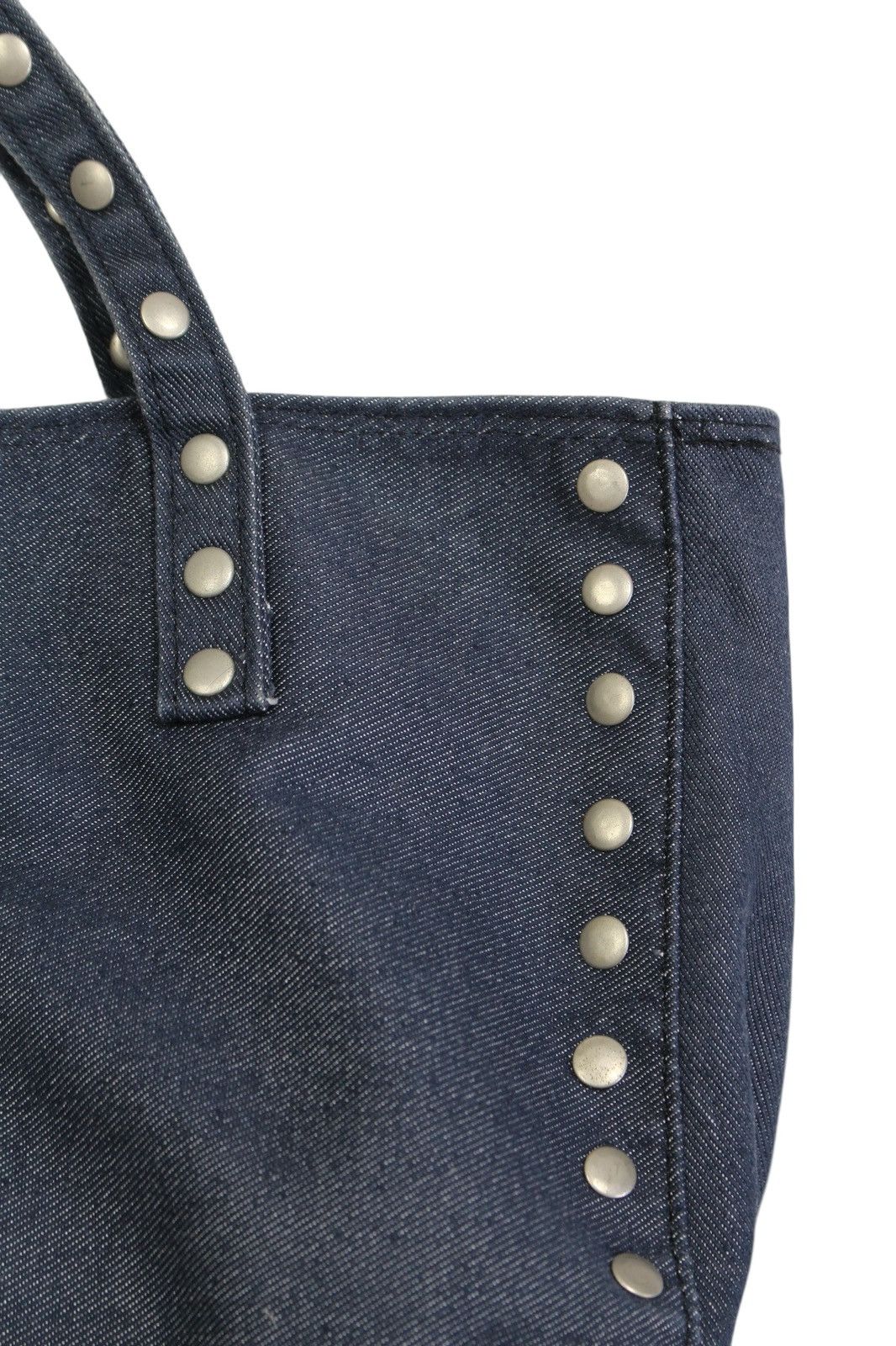 Hysteric Glamour 2000S LE COEUR BLANC RIVET SOUL DENIM TOTE BAG Size ONE SIZE - 6 Thumbnail