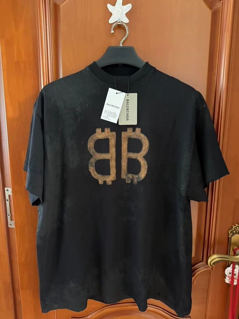 Balenciaga Balenciaga Bitcoin short sleeves Size US S / EU 44-46 / 1 - 1 Thumbnail