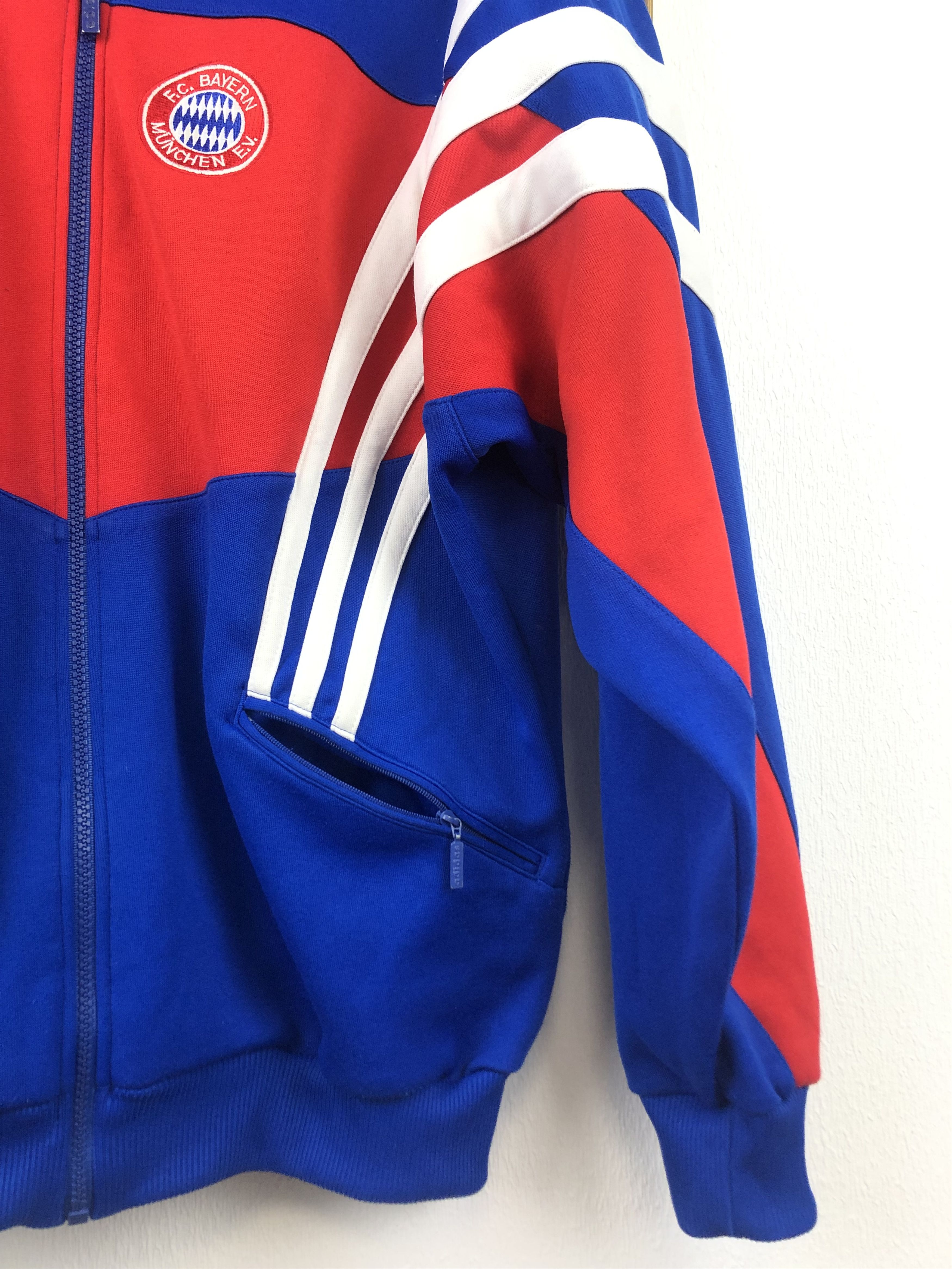 Adidas Vintage 90's Bayern Munich Football Jacket Soccer Track Top Size US M / EU 48-50 / 2 - 6 Thumbnail