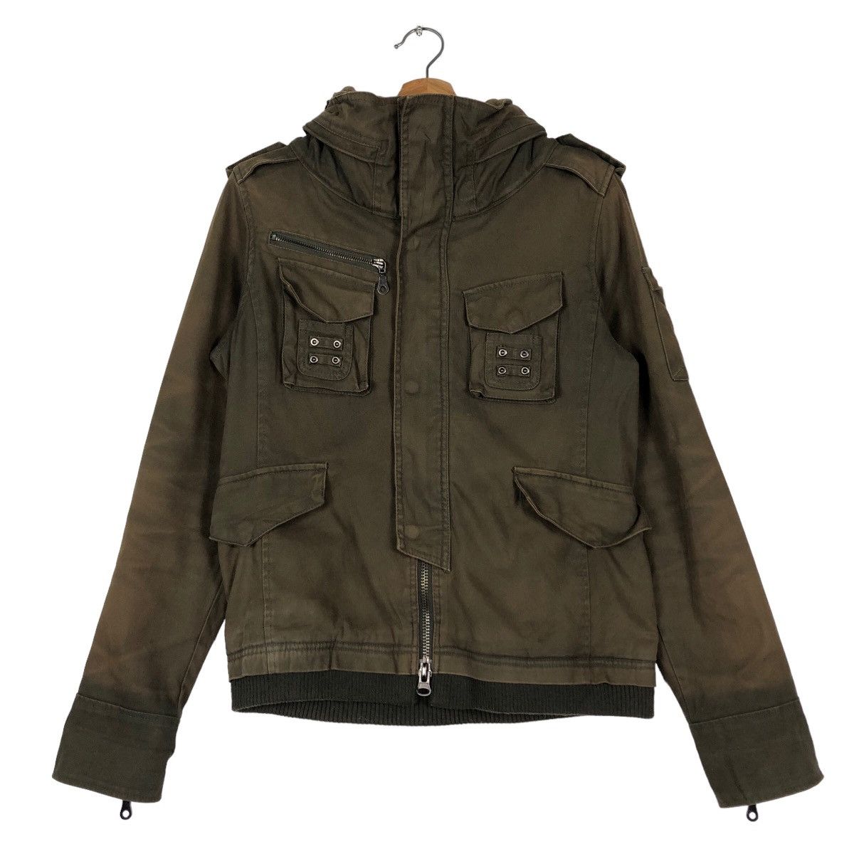 🔥90’s Vintage Biker Jacket Daily News Japan Made