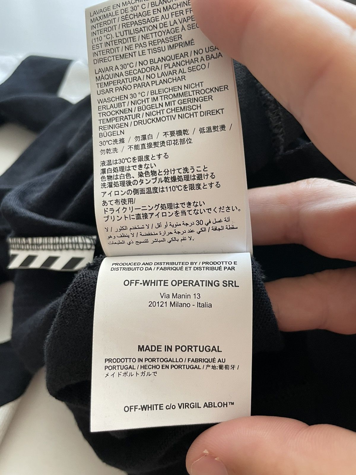 Off-White × Virgil Abloh Off-White Virgil Abloh Mona Lisa Tee Arrow Logo SS18 T-shirt Size US S / EU 44-46 / 1 - 13 Thumbnail