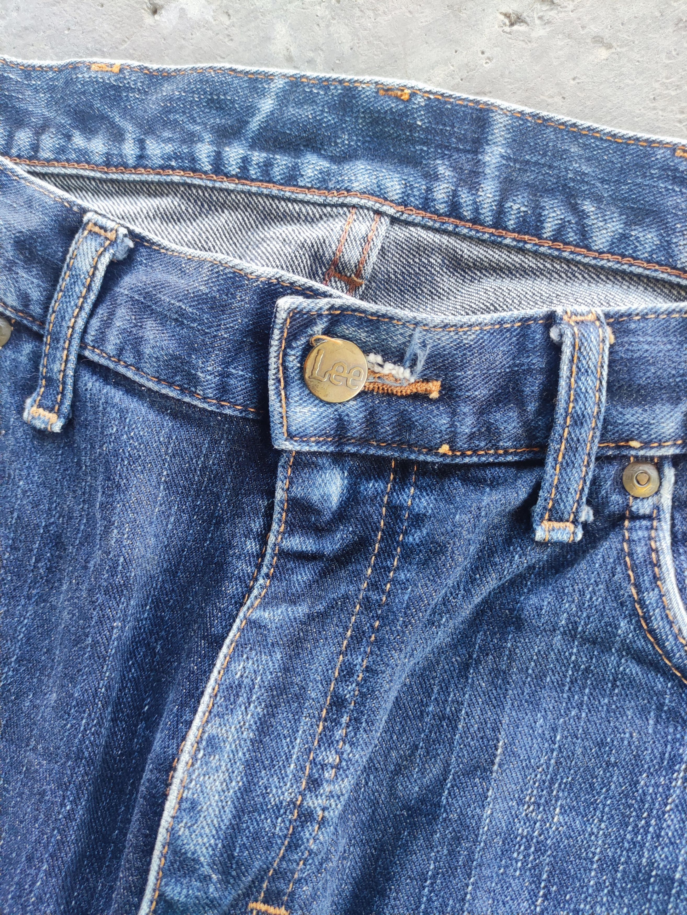 Japanese Brand × Lee Vintage Lee Japan Jeans Distressed Faded Denim Pants W33 Size US 33 - 5 Thumbnail