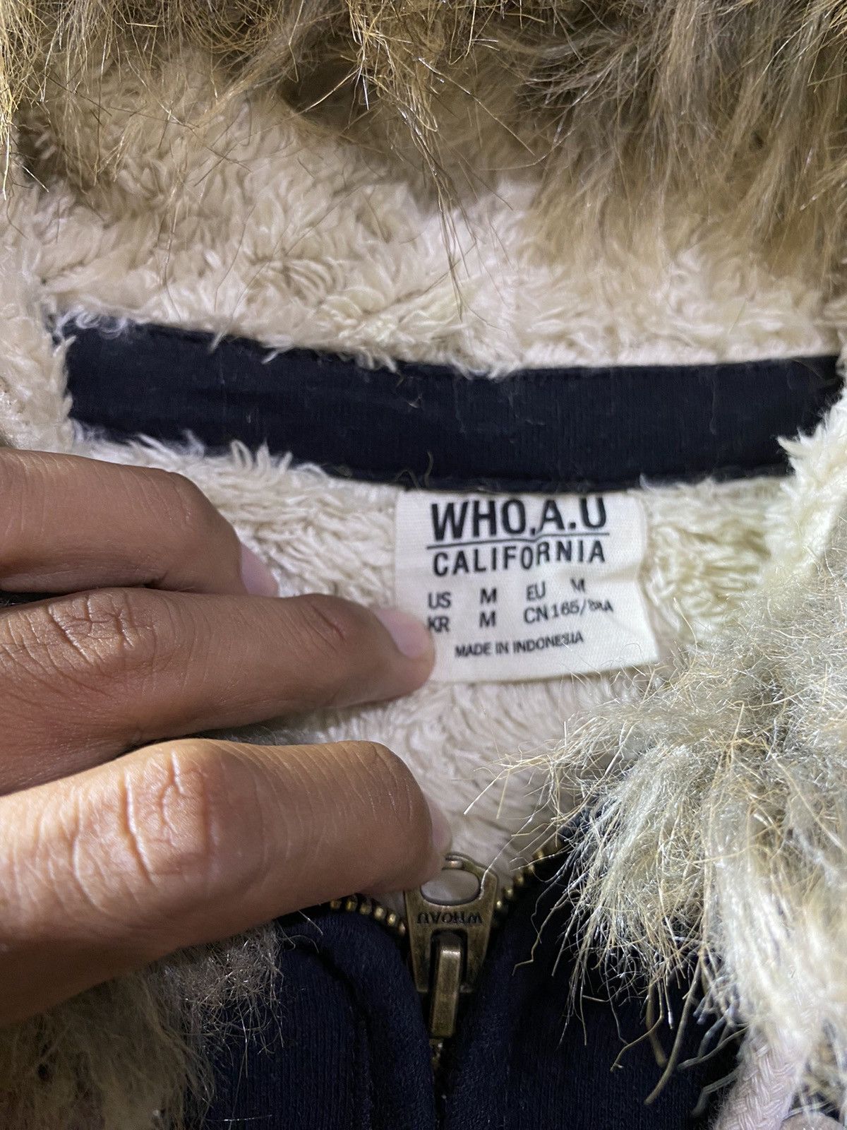If Six Was Nine × Japanese Brand × Le Grande Bleu (L.G.B.) Japanese who.a.u faux fur hoodie Size US M / EU 48-50 / 2 - 8 Thumbnail