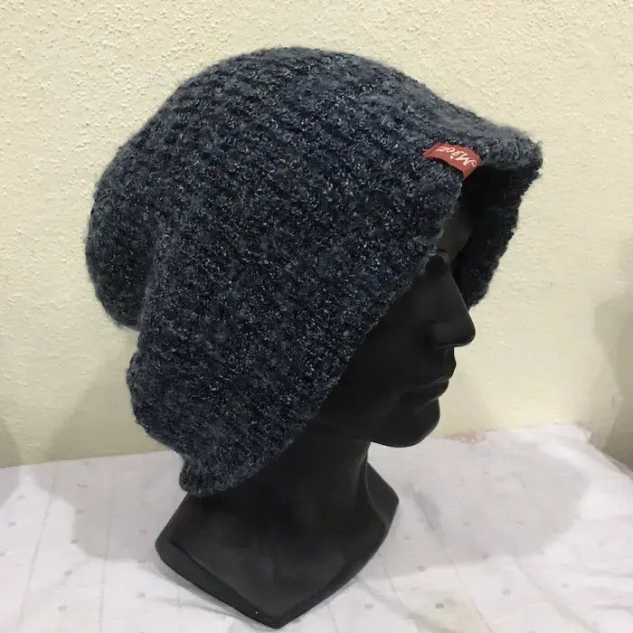 Japanese Brand Maozi Fleece Beanie Hat Size ONE SIZE - 2 Thumbnail