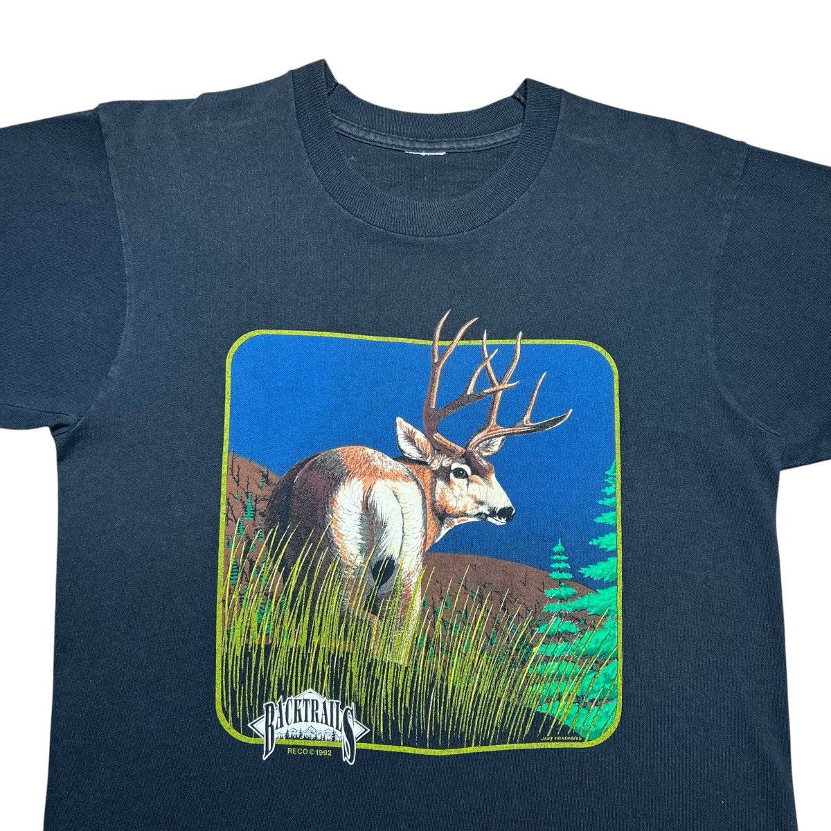 Other Vintage 1992 Buck Deer Back Trails Nature Graphic T-Shirt Size US M / EU 48-50 / 2 - 4 Thumbnail