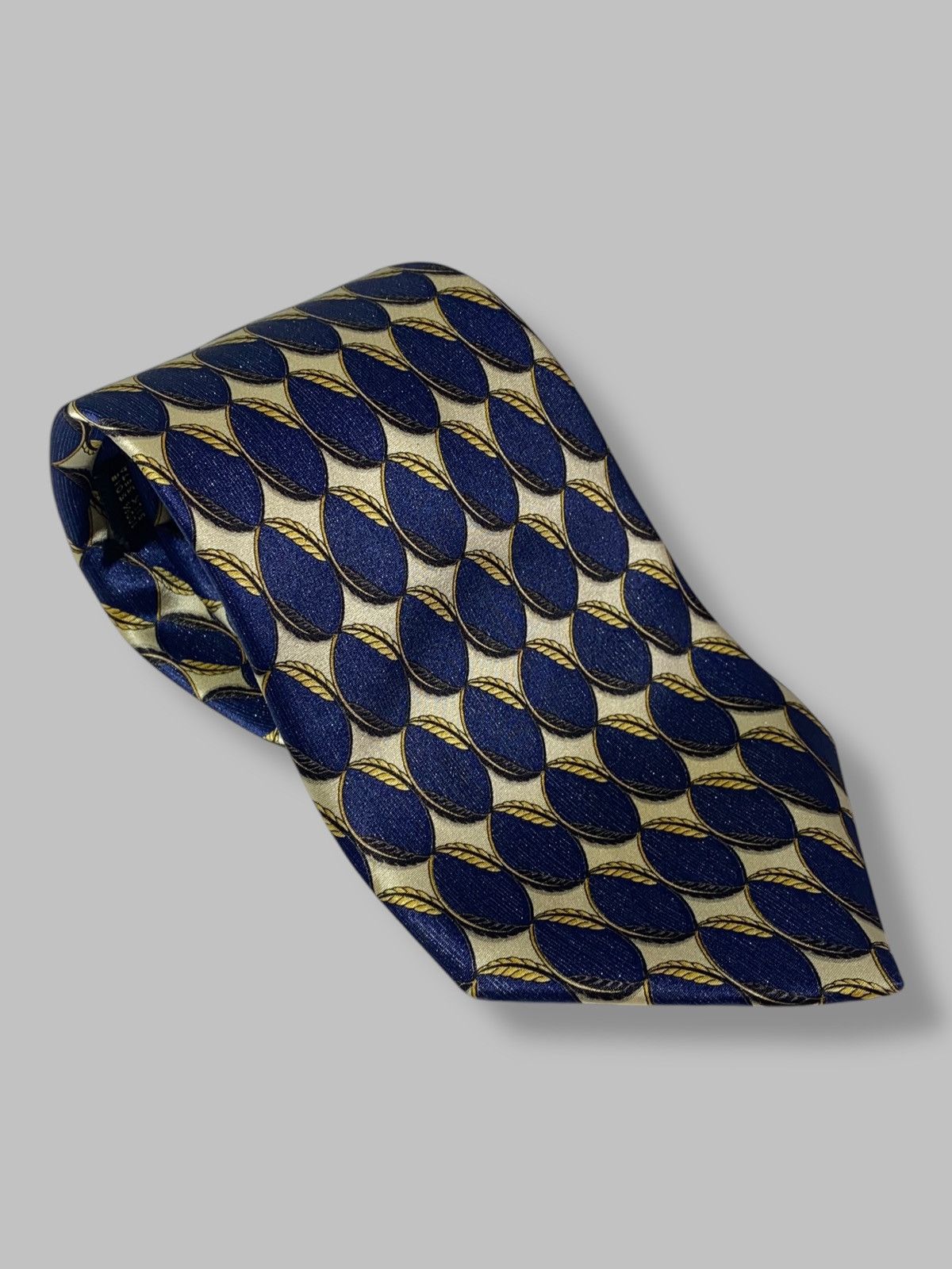 Lanvin Vintage Lanvin Silk Tie All Over Print Made in France Size ONE SIZE - 4 Thumbnail