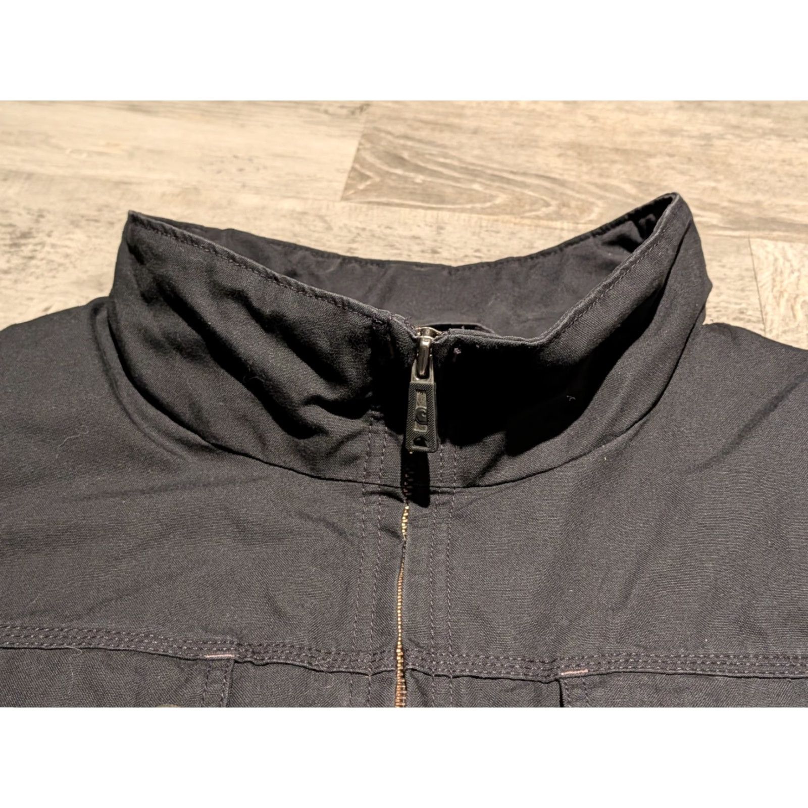 Carhartt VINTAGE Carhartt Jacket 3XL Black Quick Duck Jefferson Traditional Bomber Jacket Insulated Thinsulate Canvas Workwear Mens Size US XXL / EU 58 / 5 - 7 Thumbnail