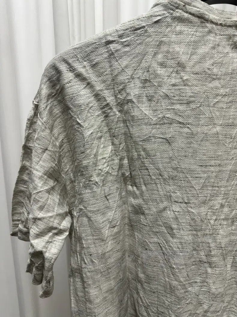 Issey Miyake Issey Miyake Patchwork ramie short sleeve Size L / US 10 / IT 46 - 6 Thumbnail