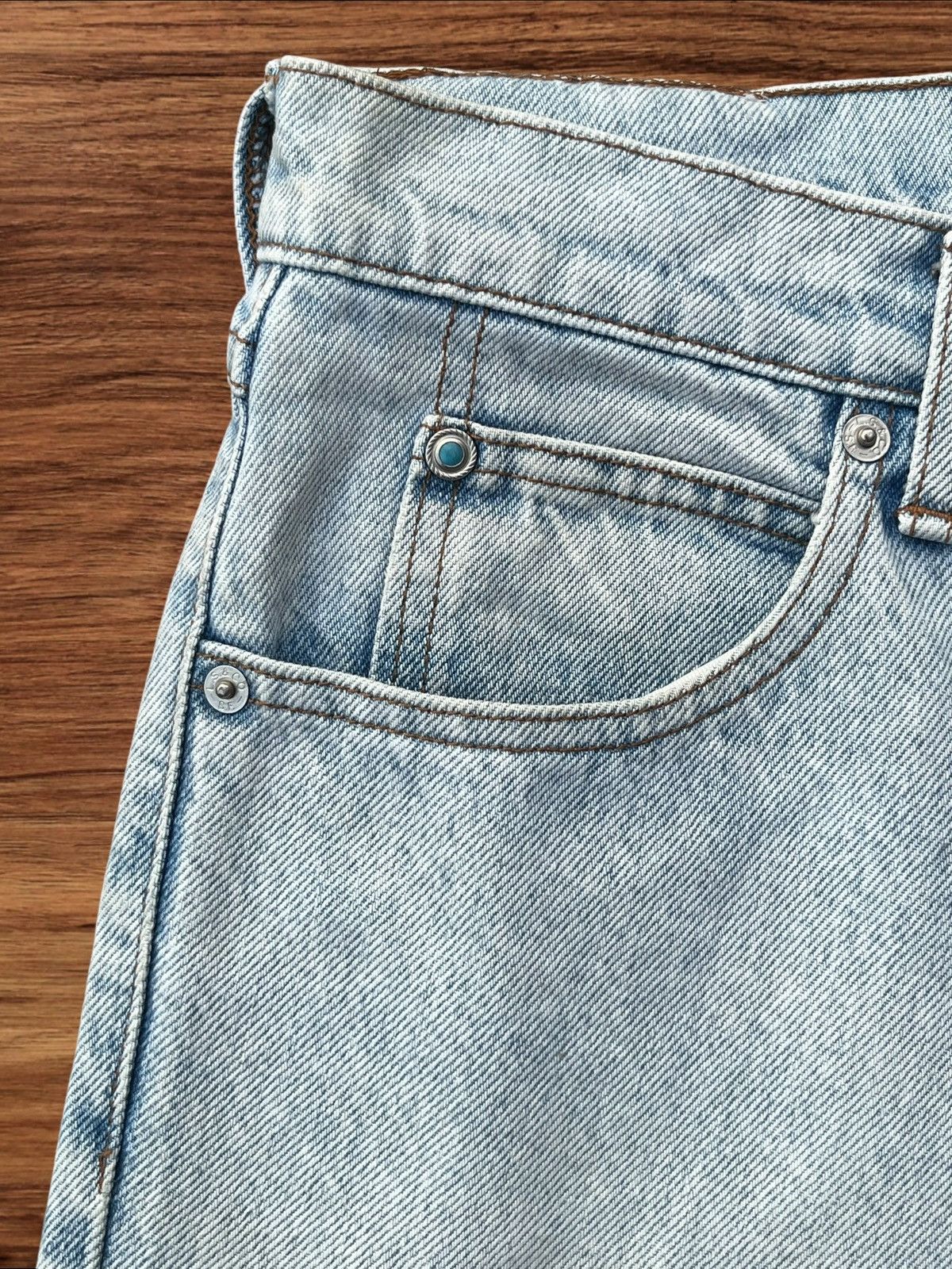 Levi's Vintage Y2K Levi’s Big E Blue Washed Apache Barrel Jeans Size US 29 - 7 Thumbnail