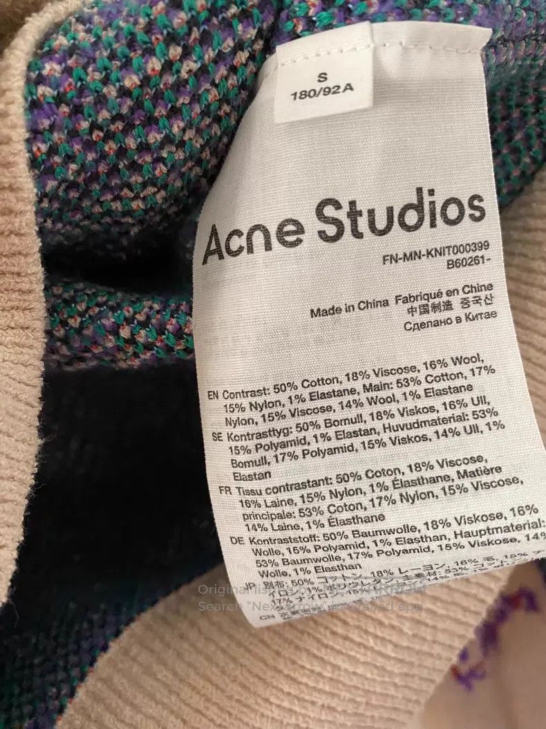 Acne Studios Acne Studios Christmas Special Embroidered Pattern Sweater Size US S / EU 44-46 / 1 - 5 Thumbnail