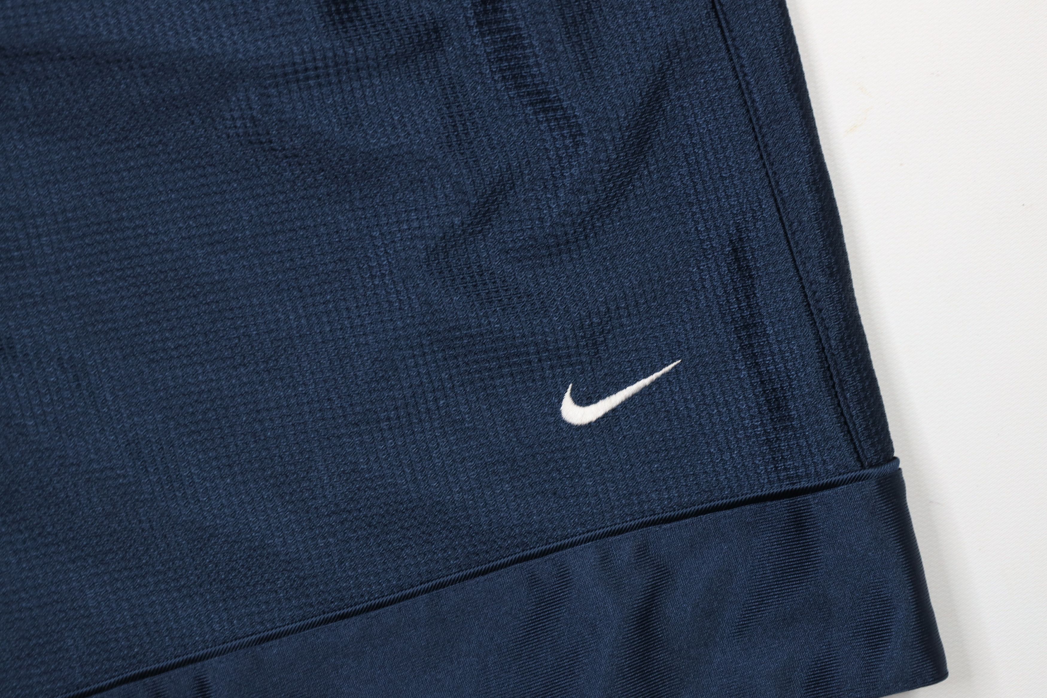 Nike × Vintage Vintage 90s Y2K Nike Mini Swoosh Heavyweight Shorts Blue Size US 34 / EU 50 - 5 Thumbnail