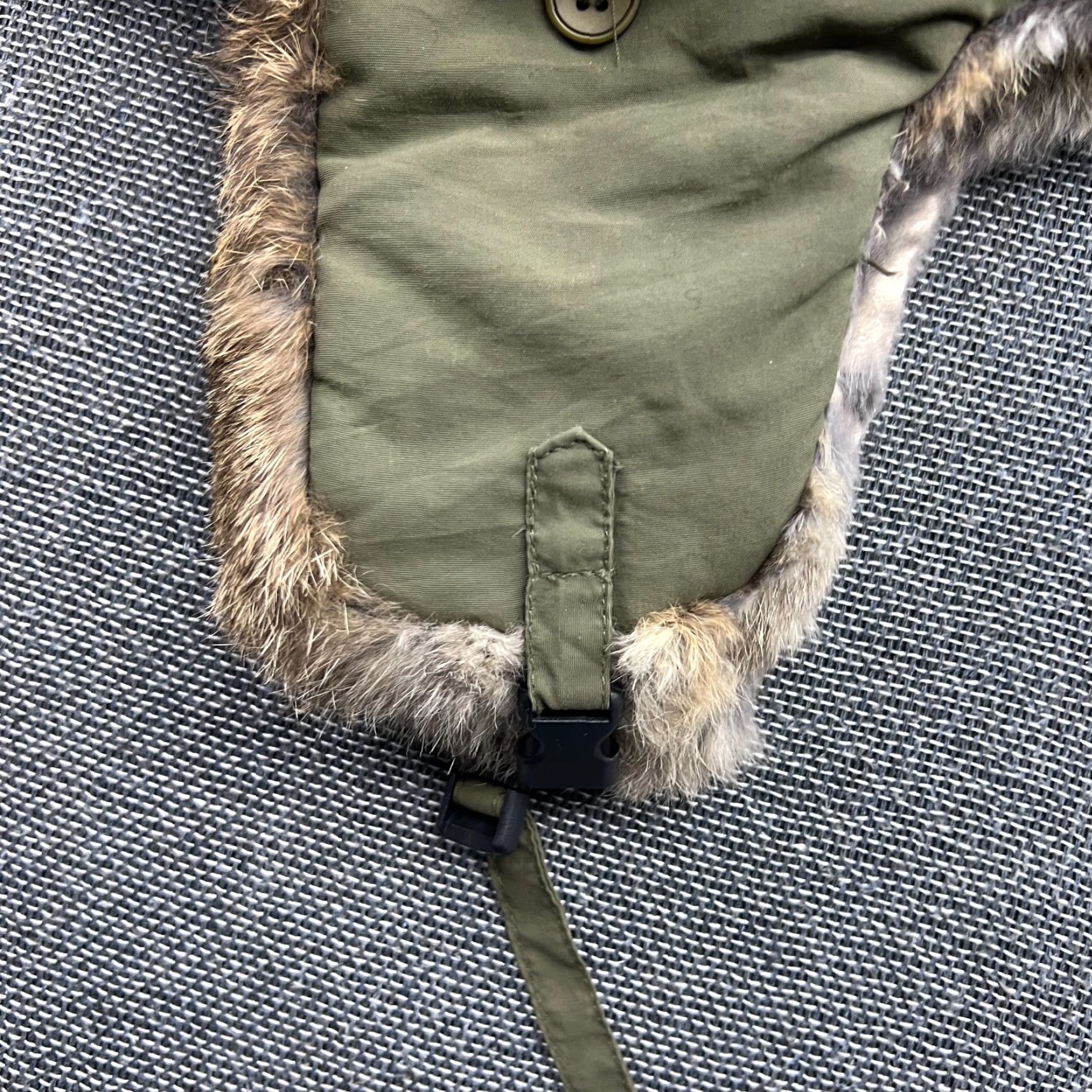 Vintage Wigens Rabbit Fur Trapper Hat Size L-XL Ushanka Aviator Ear Flap Green Mens Womens Unisex Adults Trapper Hat Thermal Ear Flap Holiday Vintage No N/A Size ONE SIZE - 6 Thumbnail