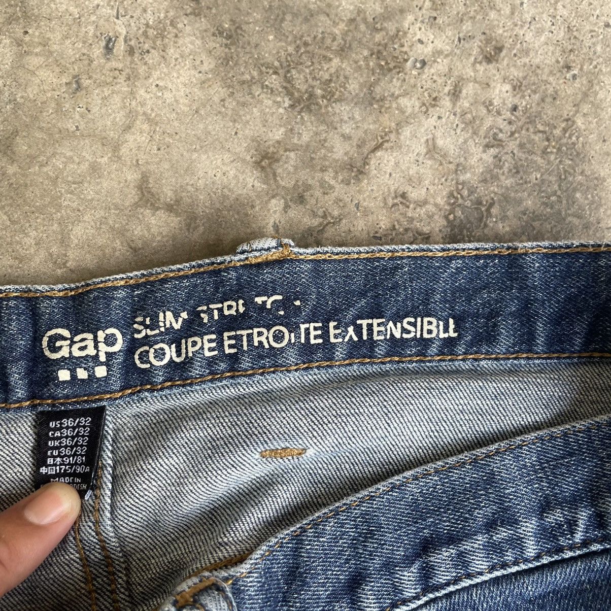 Gap 🔥Vintage GAP Stoned Washed Ripped Distress Denim Jeans Size US 38 / EU 54 - 13 Thumbnail