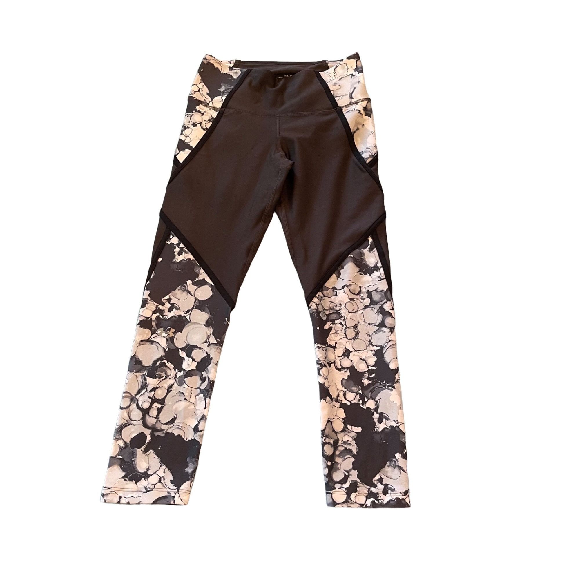 Under Armour Under Amour HeatGear Leggings Women's Medium Black and Gray Size 28" / US 6 / IT 42 - 2 Thumbnail