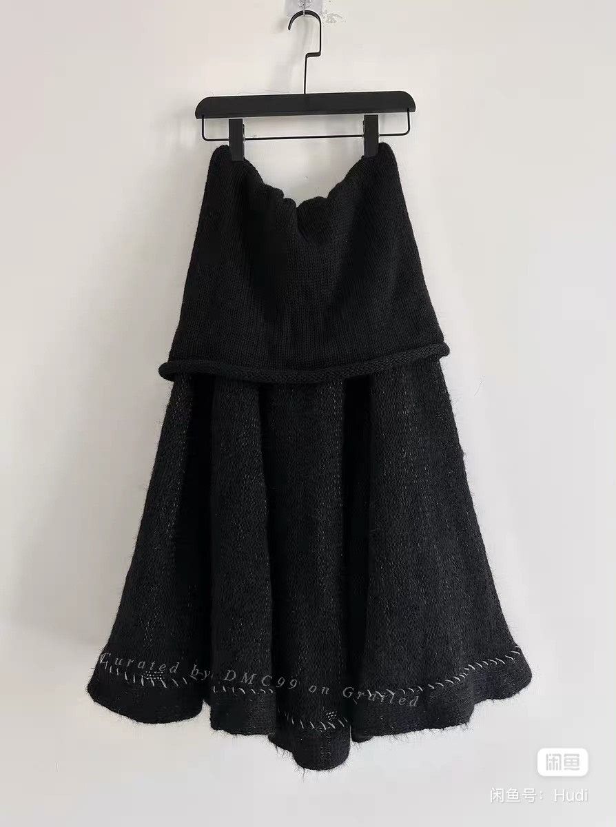Yohji Yamamoto Yohji Yamamoto Y's 2003 Runway Knit Skirt Size 34" / US 12 / IT 48 - 1 Thumbnail