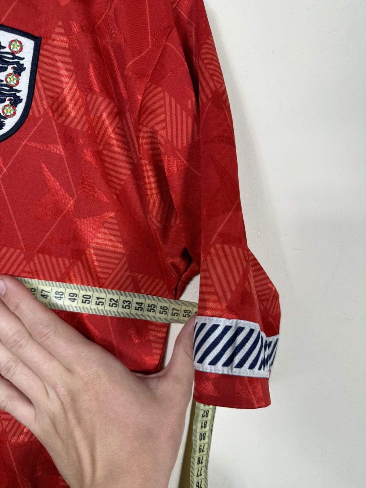 Nike × Vintage Vintage Score Draw ENGLAND NATIONAL TEAM JERSEY T SHIRT Size US L / EU 52-54 / 3 - 9 Thumbnail