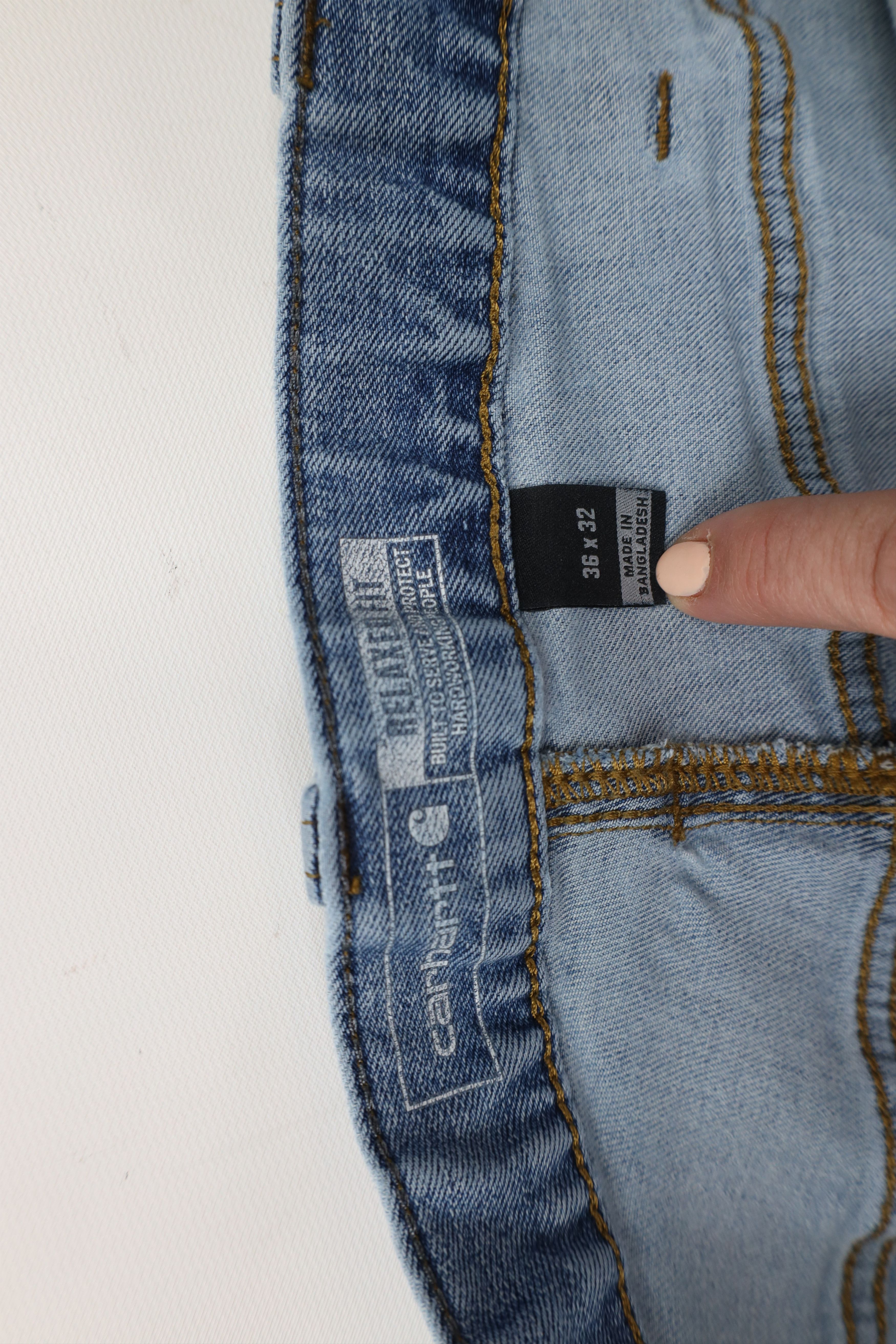 Carhartt Vintage Y2K Carhartt Relaxed Fit Stretch Denim Jeans Blue Size US 36 / EU 52 - 10 Thumbnail