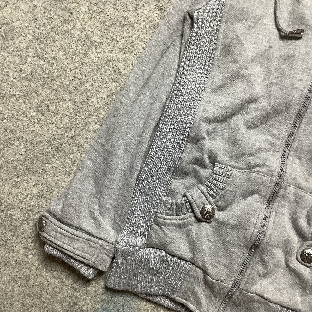 If Six Was Nine × Japanese Brand × Seditionaries Japanese Brand Shiny Ripple Sweater Jacket Hoody Size US M / EU 48-50 / 2 - 4 Thumbnail