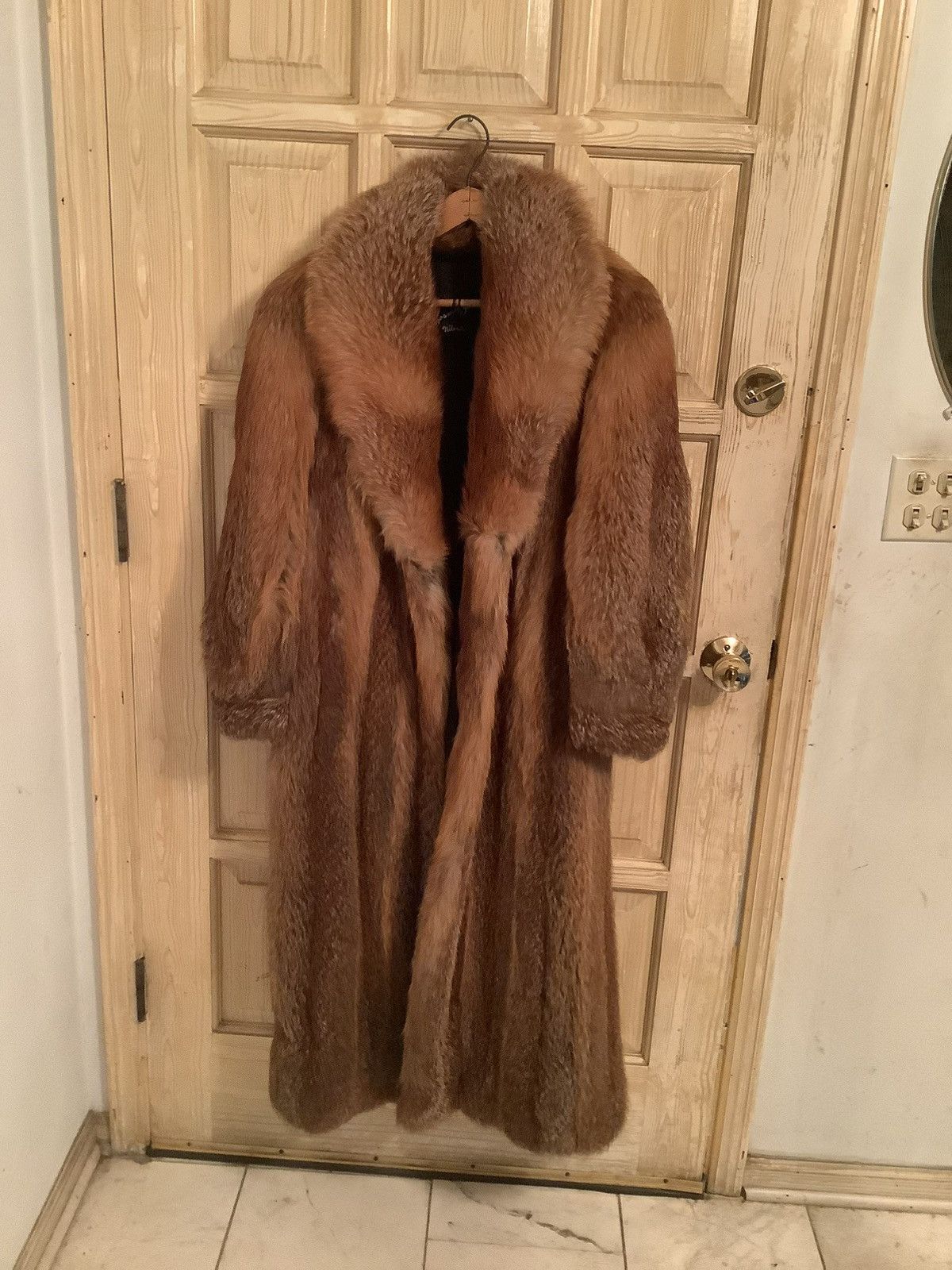 Women’s authentic Red fox fur coat