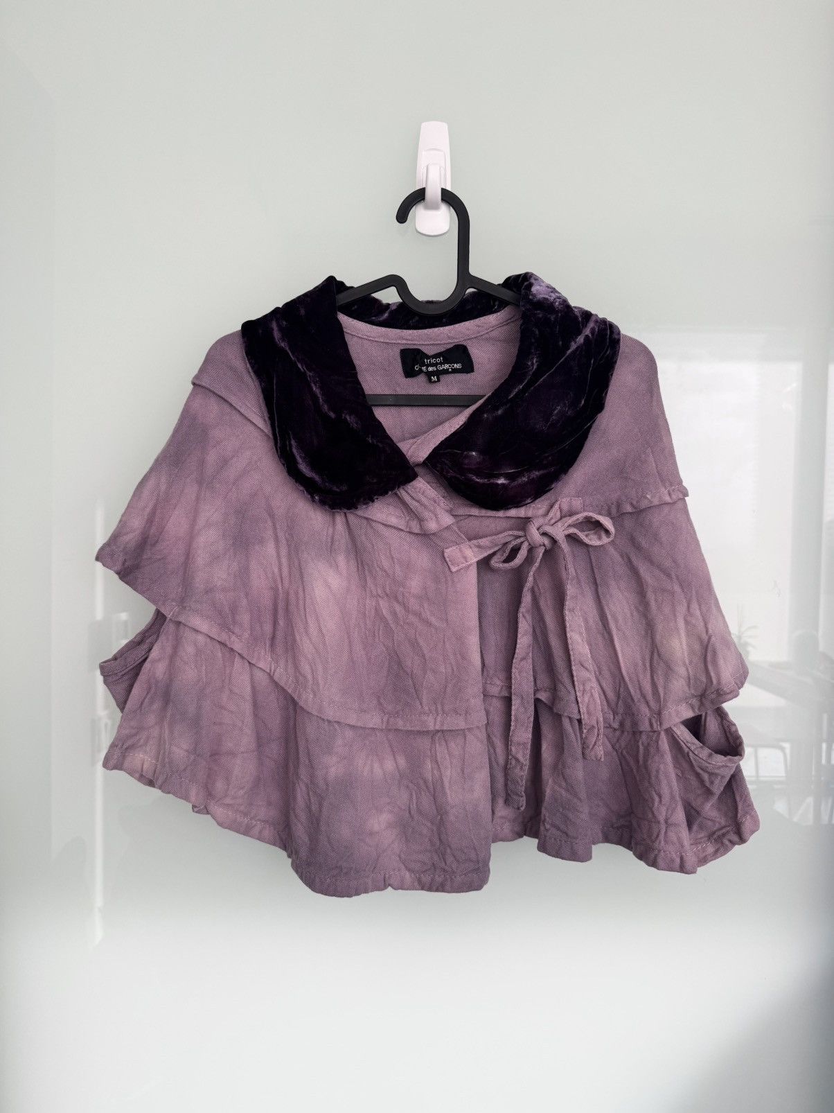 Tricot Comme des Garcons Tricot Comme Des Garçons Purple Short Cape Size M / US 6-8 / IT 42-44 - 1 Thumbnail