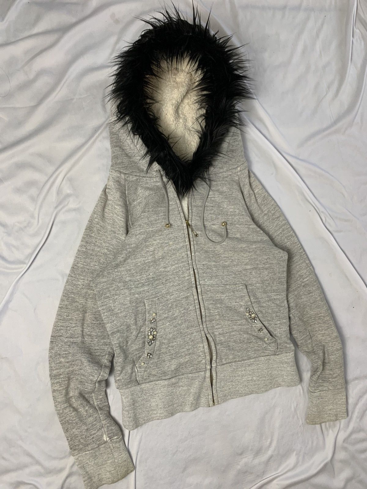 Le Grande Bleu (L.G.B.) Fur hoodie japanese style ef-de vkei unfefined ifsx Size US S / EU 44-46 / 1 - 3 Thumbnail