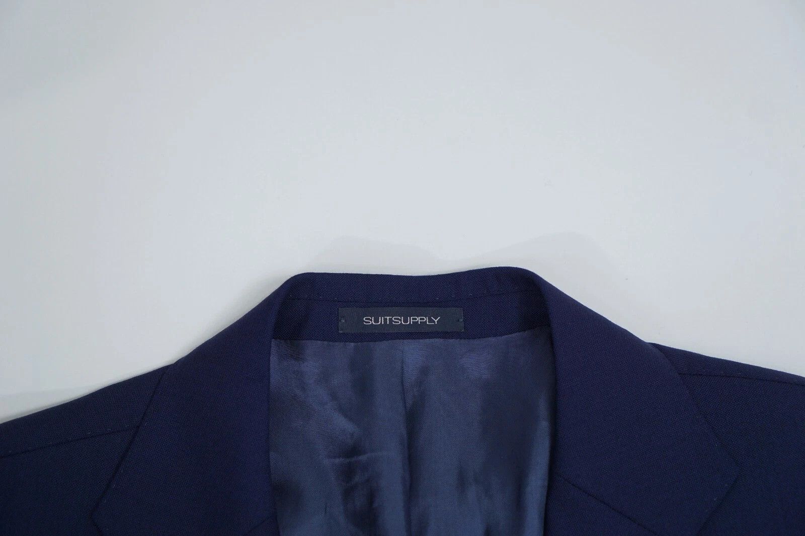 Suitsupply Men Suitsupply Blazer La Spalla Blue Wool Huddersfield US42 Size 42R - 3 Thumbnail