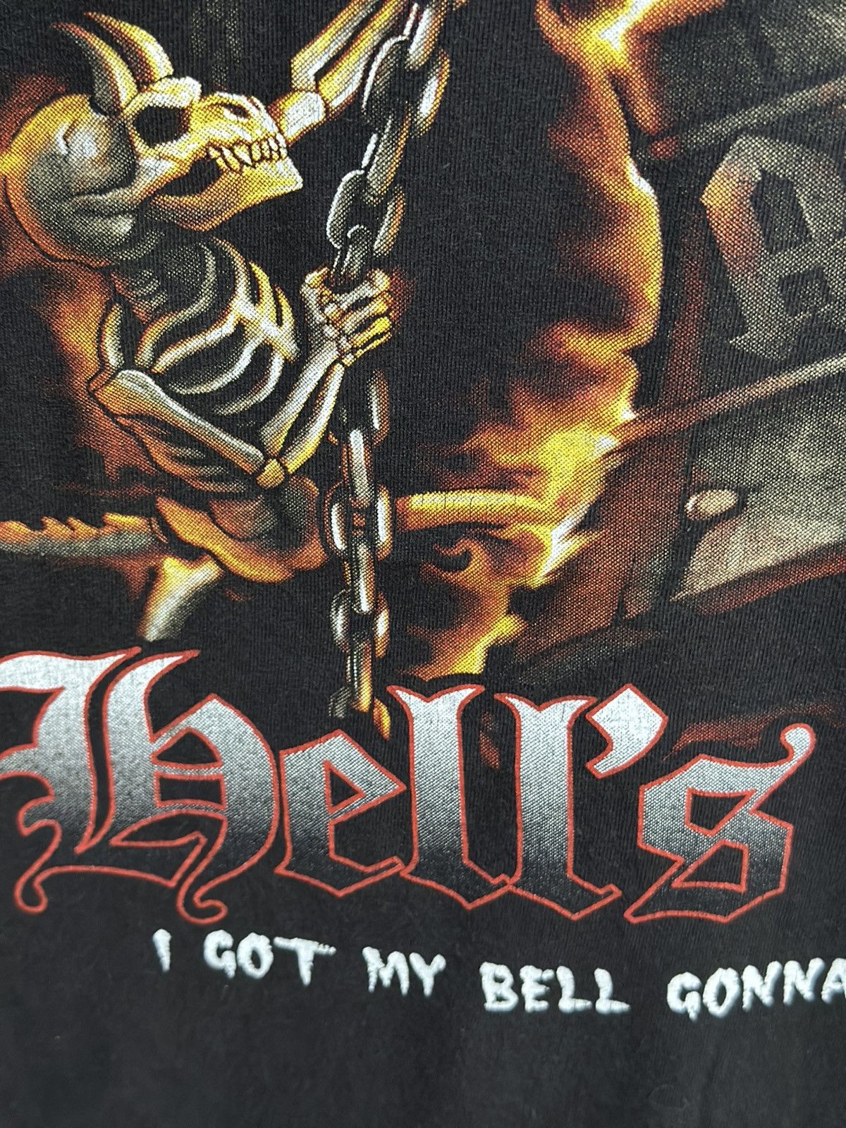Band Tees × Vintage Vintage AcDc Hell’s Bells Faded Tre Size US L / EU 52-54 / 3 - 6 Thumbnail
