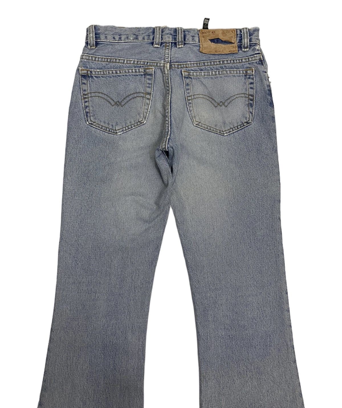 Japanese Brand 🔥J’2nd JORMANGS FLARE DISTRESSED DENIM BOOTCUT JEANS Size 28" / US 6 / IT 42 - 4 Thumbnail