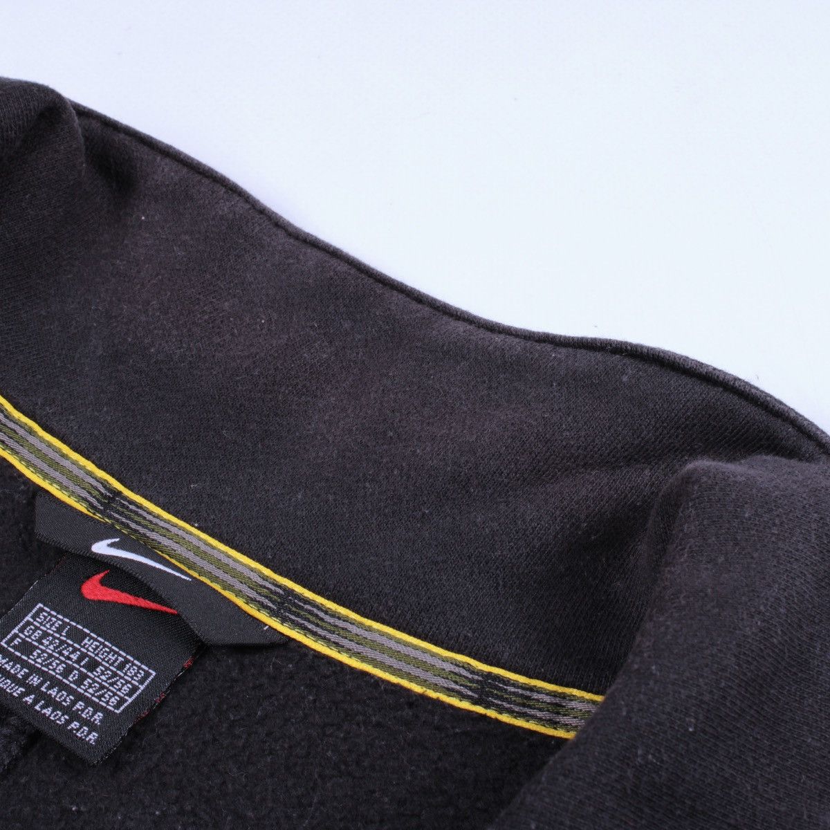 Nike × Vintage NIKE Vintage Cotton Full Zip Pockets Sweater Jacket Size US L / EU 52-54 / 3 - 20 Thumbnail