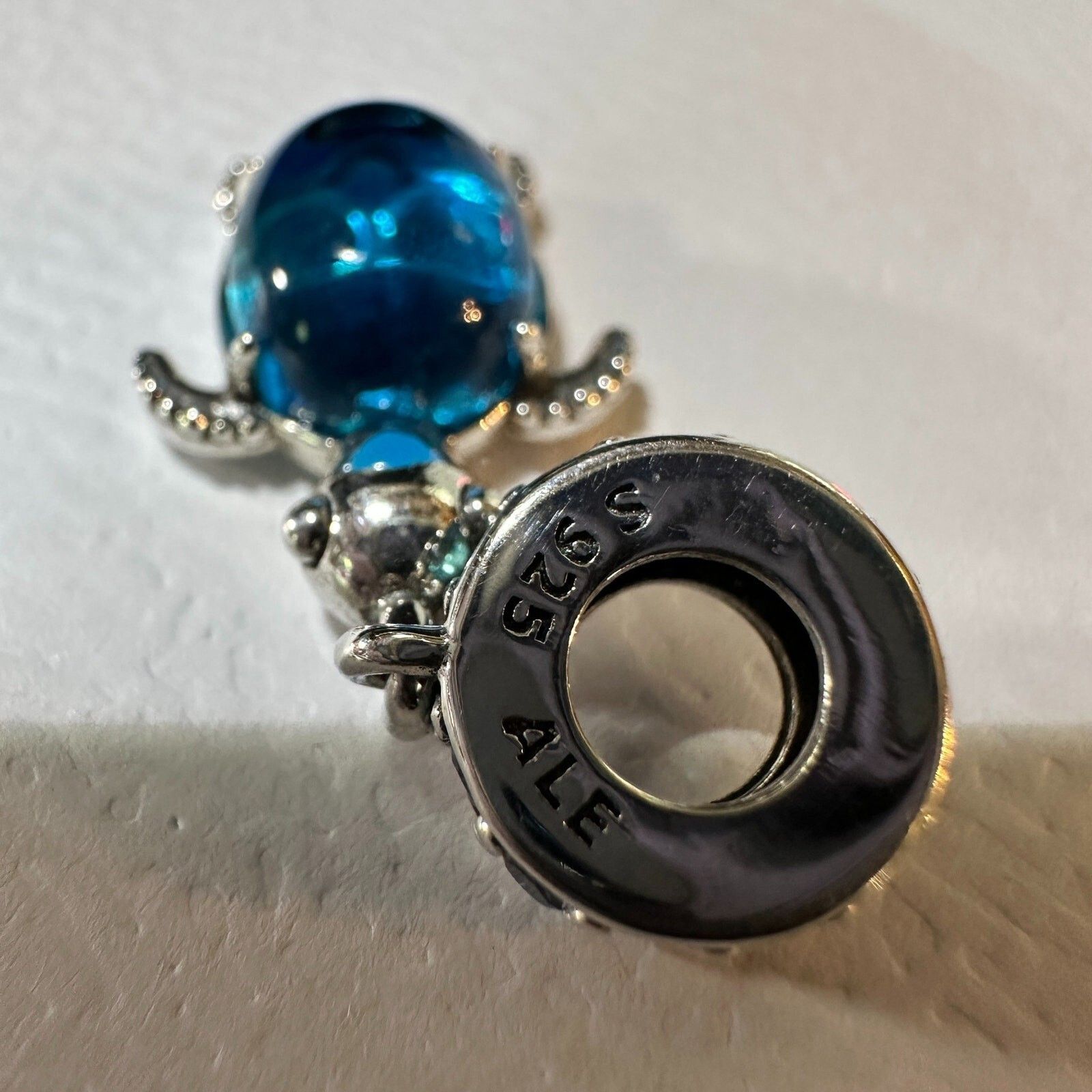 pandora Authentic Pandora, Murano Glass Sea Turtle Dangle Charm #798 Size ONE SIZE - 6 Thumbnail