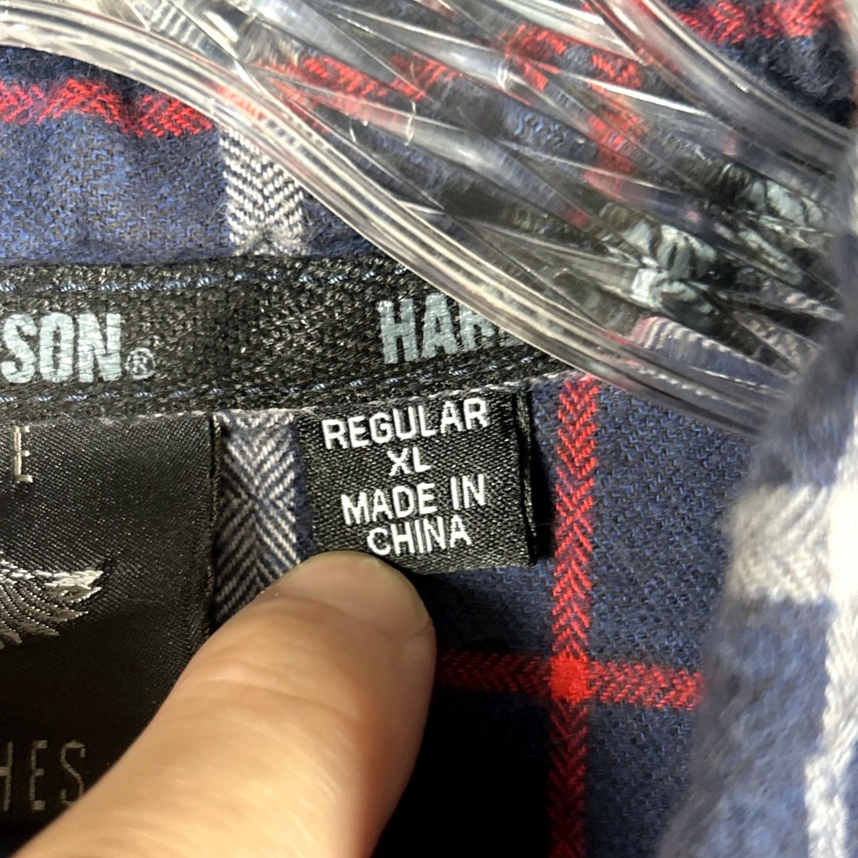 Harley Davidson Harley Davidson Shirt Mens XL Blue Plaid Button Down Flannel Long Sleeve Biker Size US XL / EU 56 / 4 - 5 Thumbnail