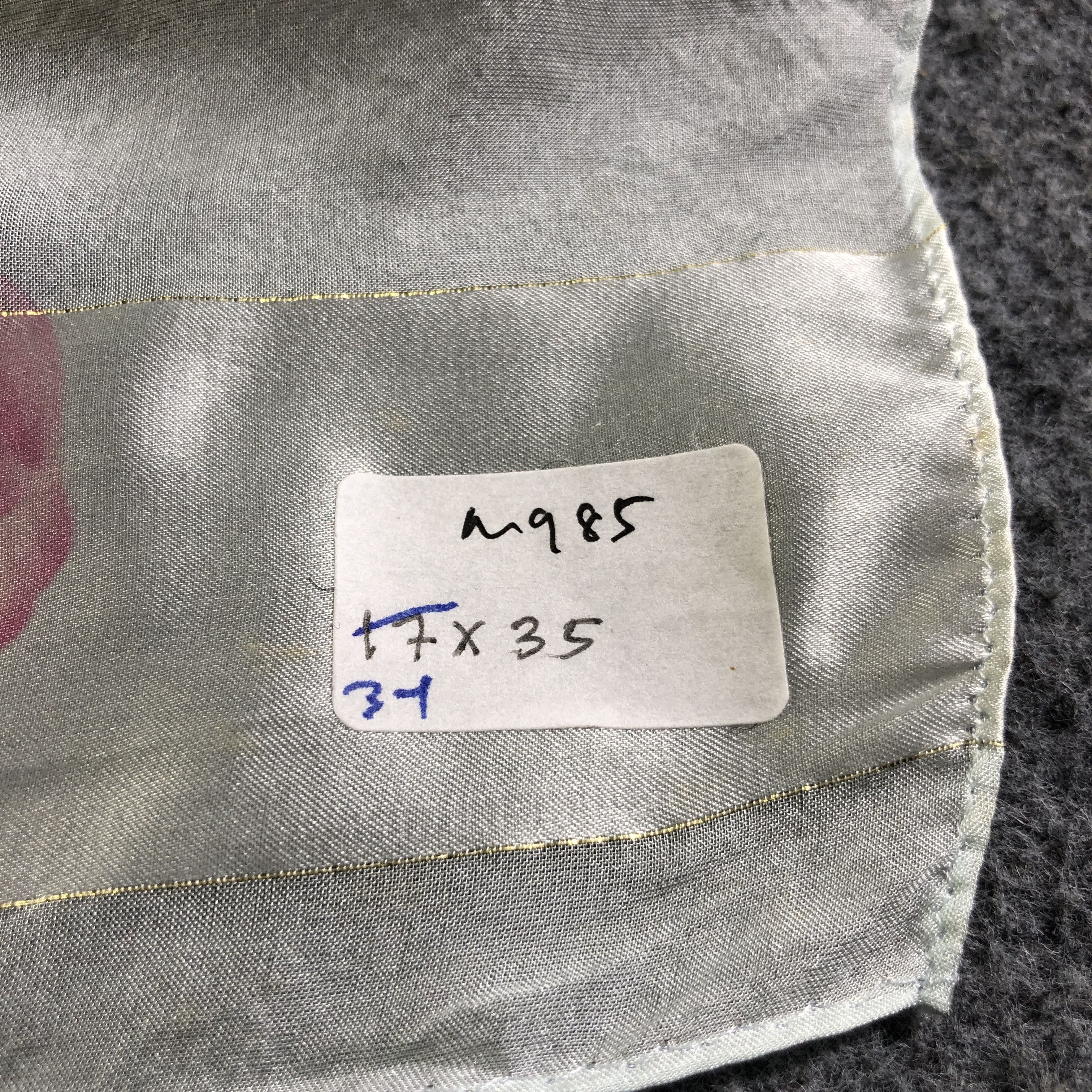 Japanese Brand Philippe Venet Floral Silk Scarf M985 Size ONE SIZE - 15 Thumbnail