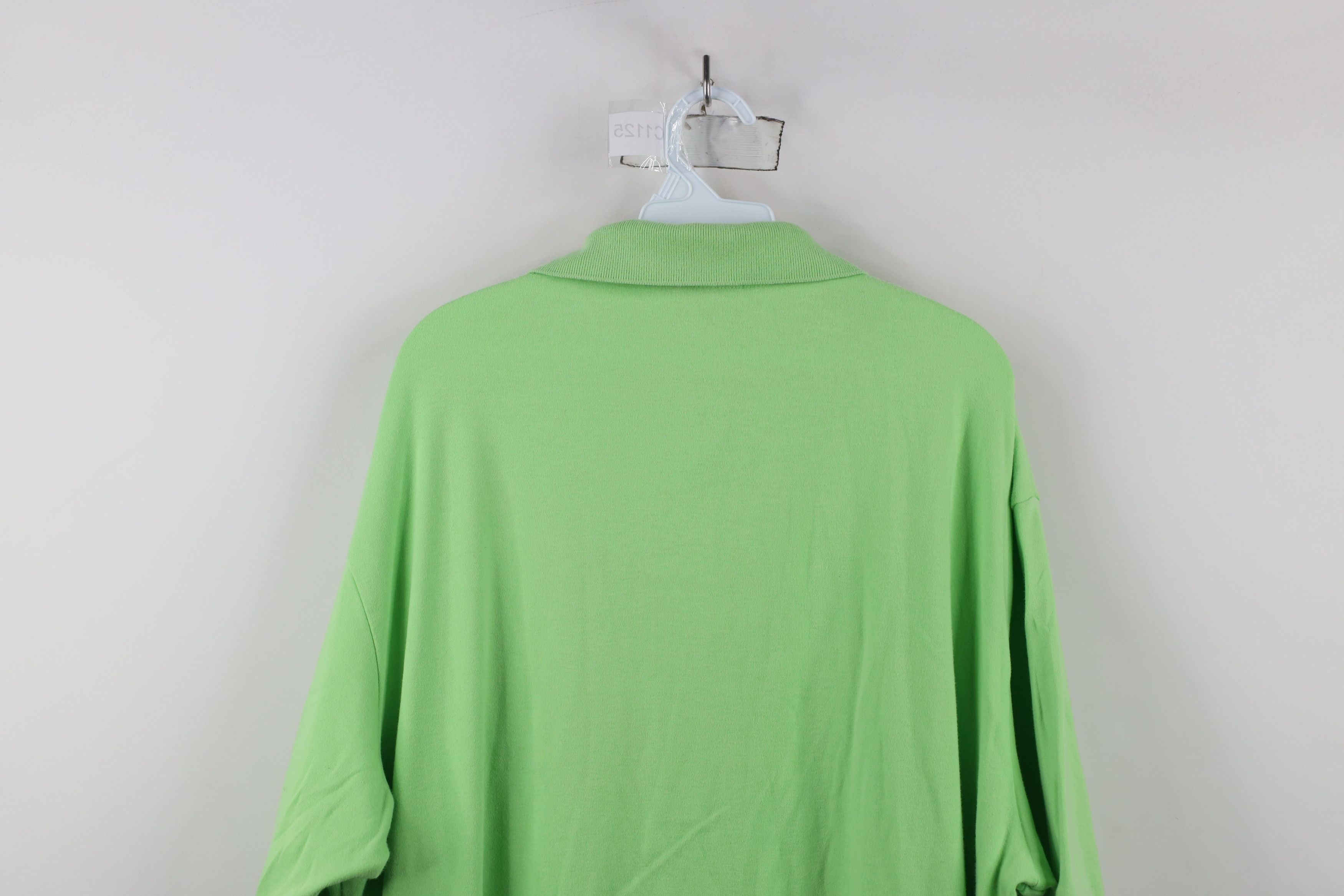 Ralph Lauren × Vintage Vintage 90s Ralph Lauren Cotton Touch Polo Shirt Lime Green Size US XL / EU 56 / 4 - 12 Thumbnail