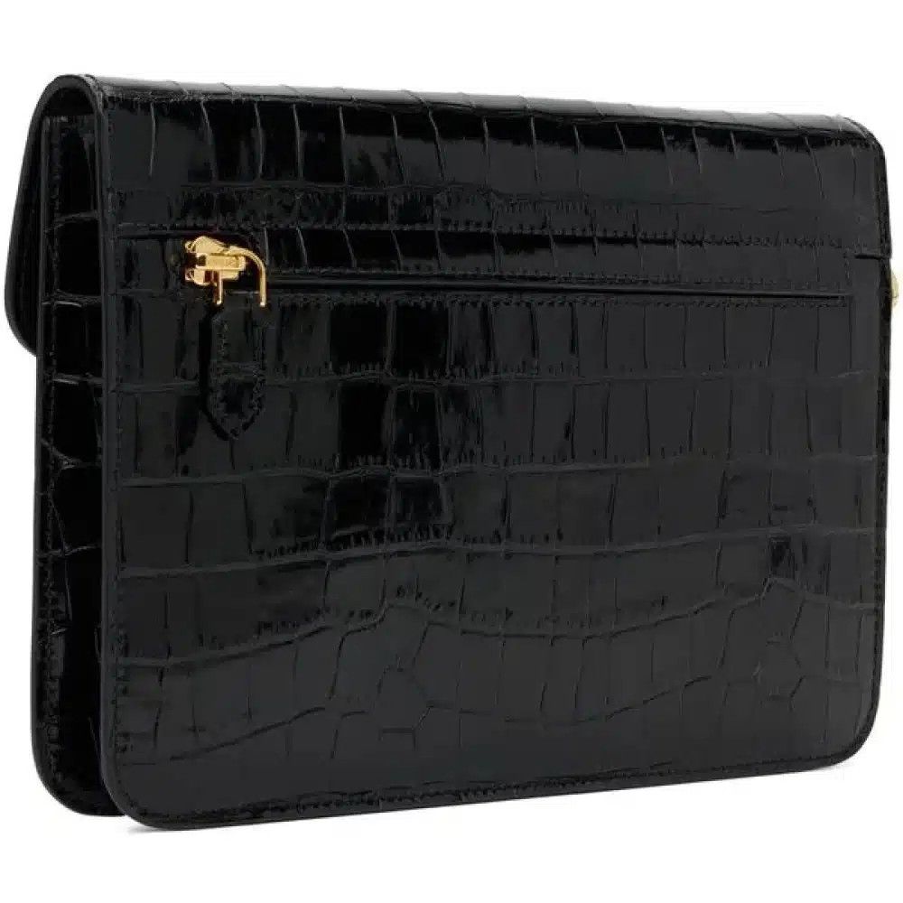 Tom Ford o1loc1c0725 H0537 Size: OS / Croco Embossed Portfolio Pouch Size ONE SIZE - 3 Thumbnail