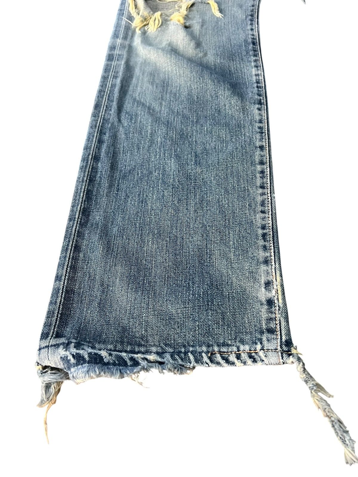 Edwin Edwin 505xx Selvedge Distressed Faded Jean Size US 31 - 7 Thumbnail