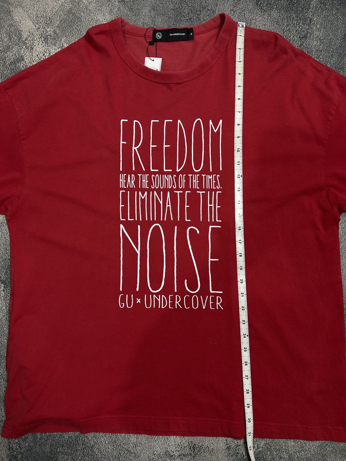 GU × Undercover GU Undercover Freedom Elimenate The noise tshirt Size US XL / EU 56 / 4 - 7 Thumbnail