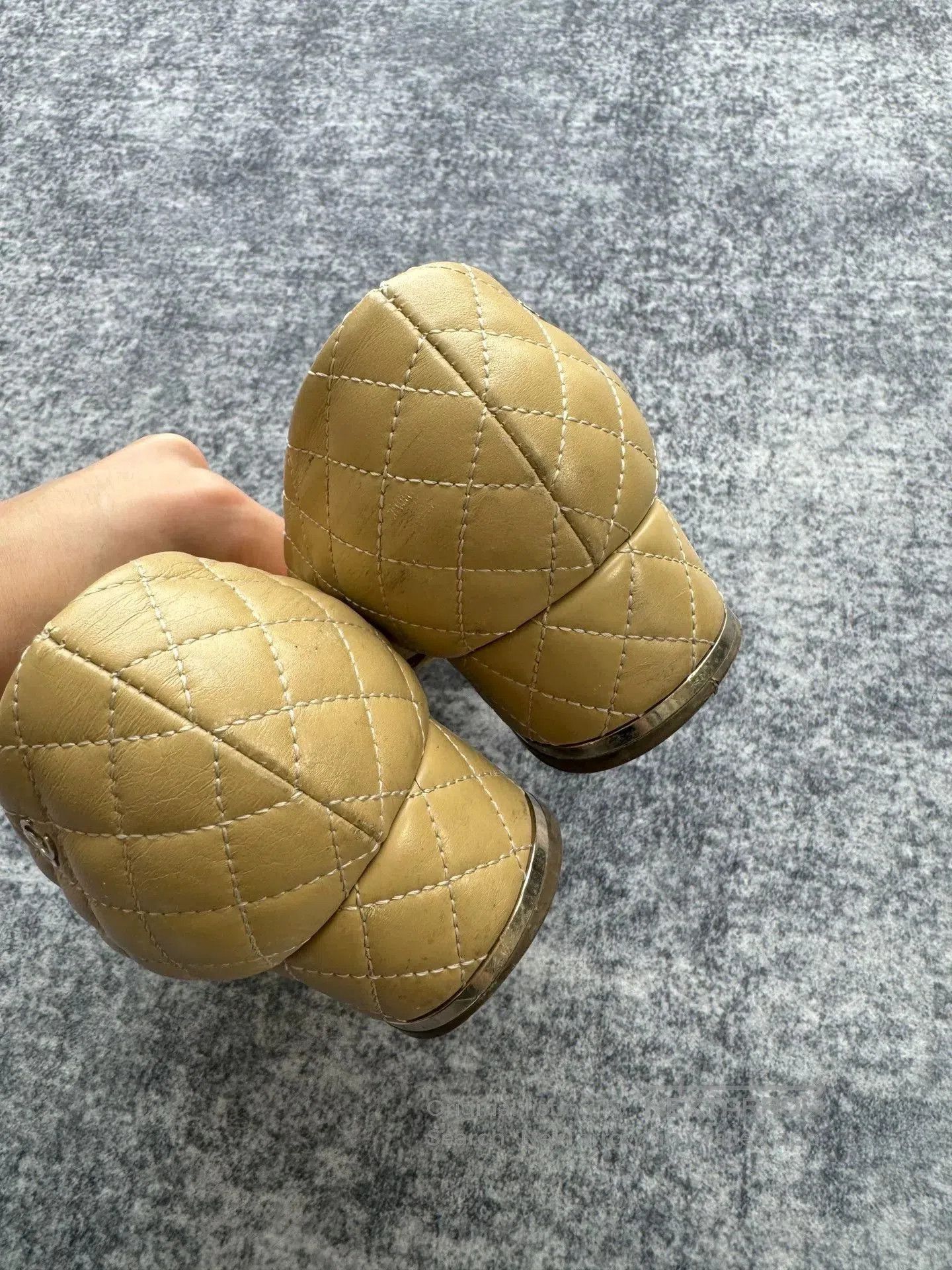 Chanel Chanel Nude Spliced High Heels. Size US 6.5 / IT 36.5 - 5 Thumbnail