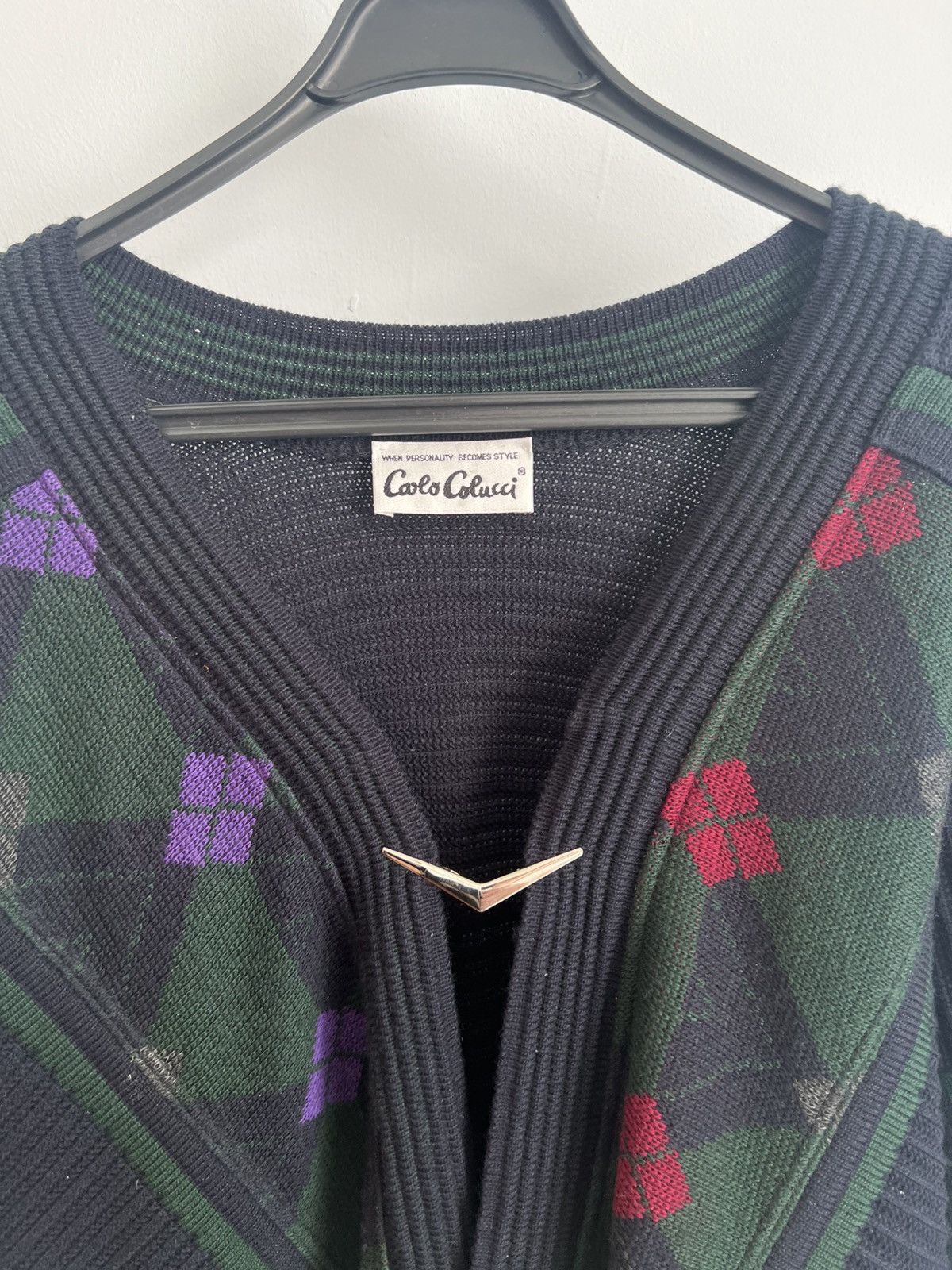 Carlo Colucci Rare CARLO COLUCCI vintage Cardigan Sweater Size US L / EU 52-54 / 3 - 4 Thumbnail