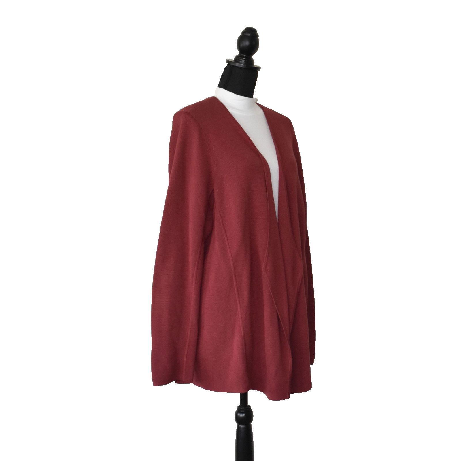 Eileen Fisher EILEEN FISHER Silk Organic Cotton Open Long Cardigan Size XL Size XL / US 12-14 / IT 48-50 - 2 Thumbnail