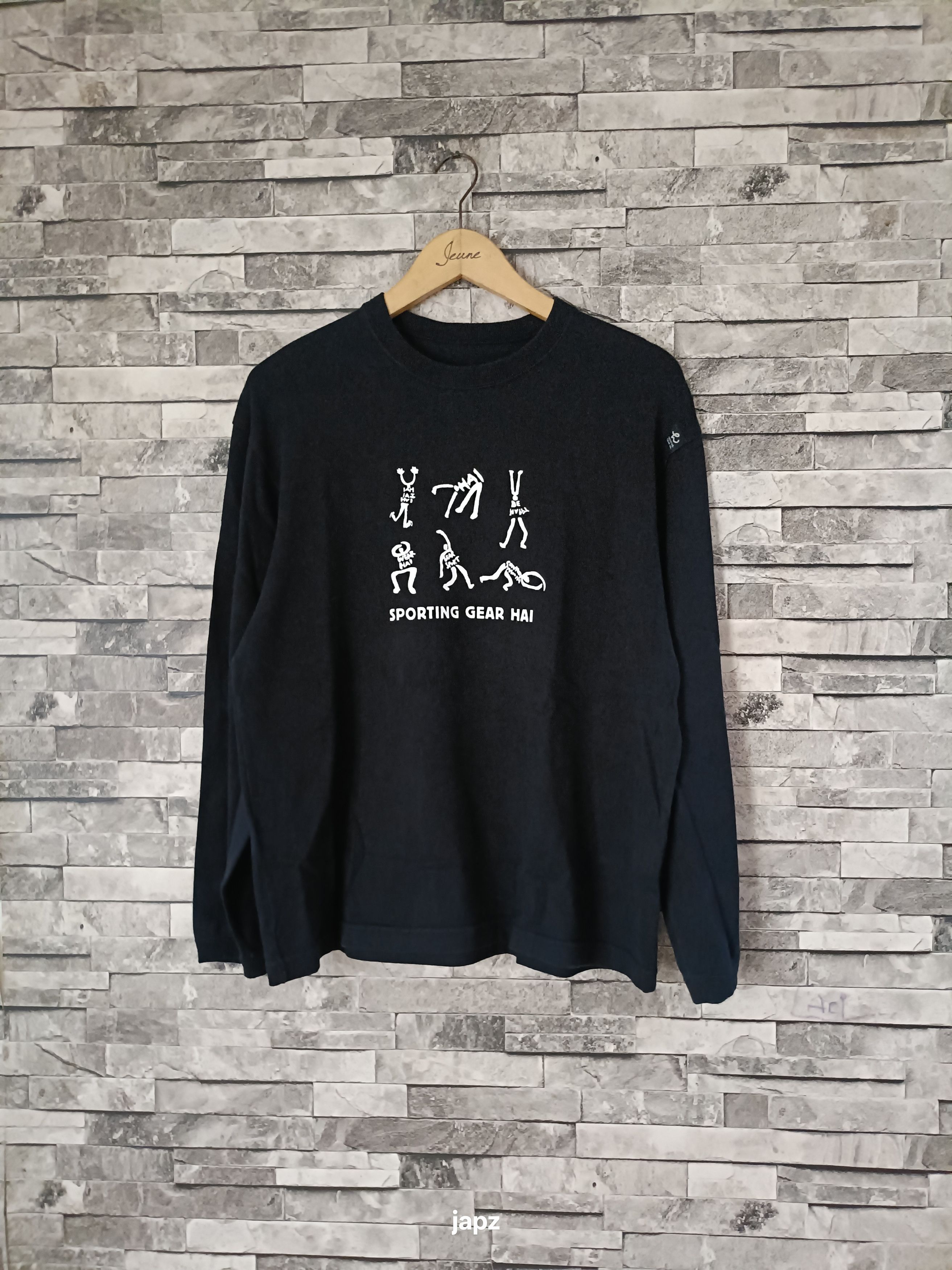 Hai Sporting Gear × Issey Miyake × Vintage Vintage Hai sporting gear by Issey Miyake long sleeve shirt Size US M / EU 48-50 / 2 - 6 Thumbnail