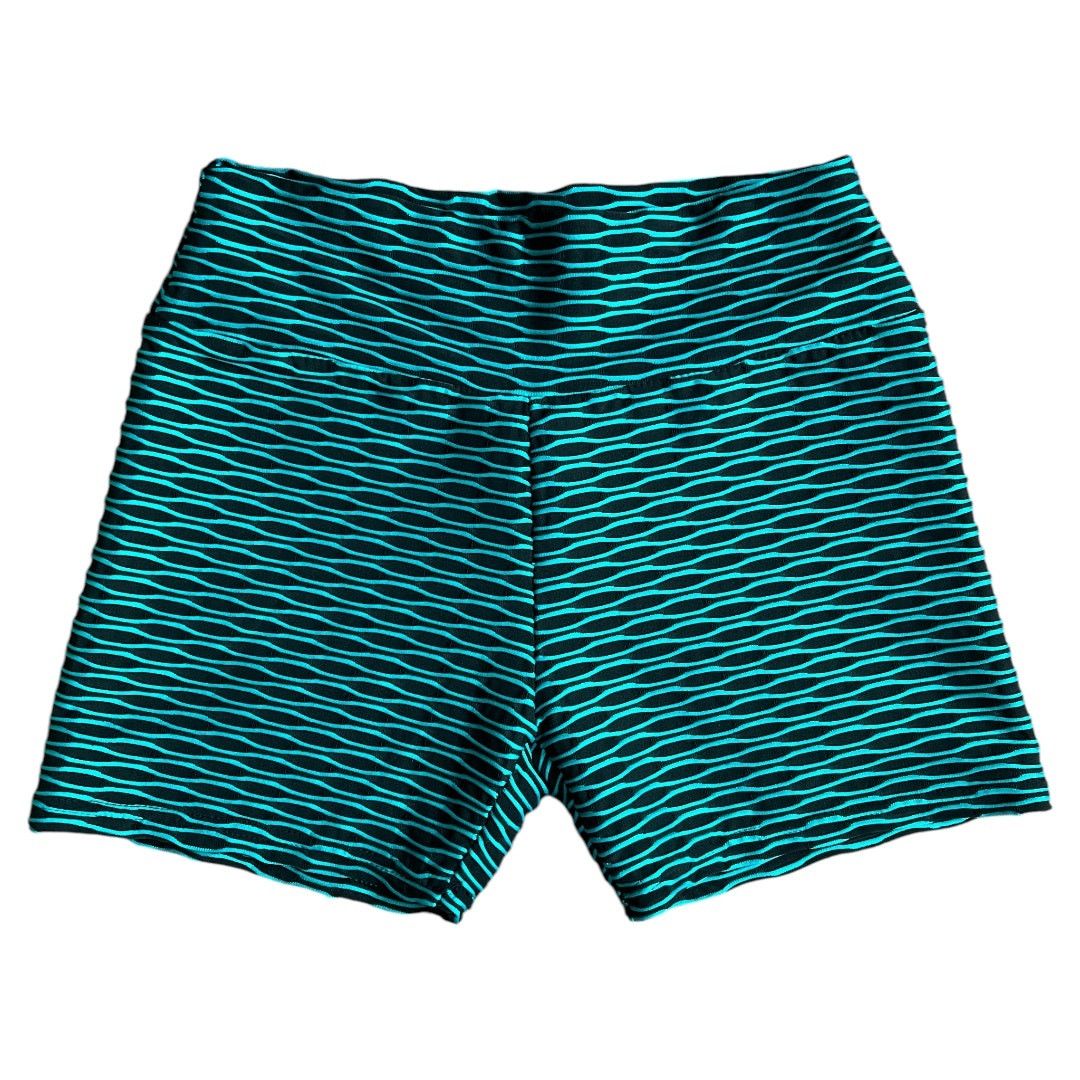 Other Bella Movement Green Striped Biker Shorts, S Size 26" / US 2 / IT 38 - 1 Thumbnail